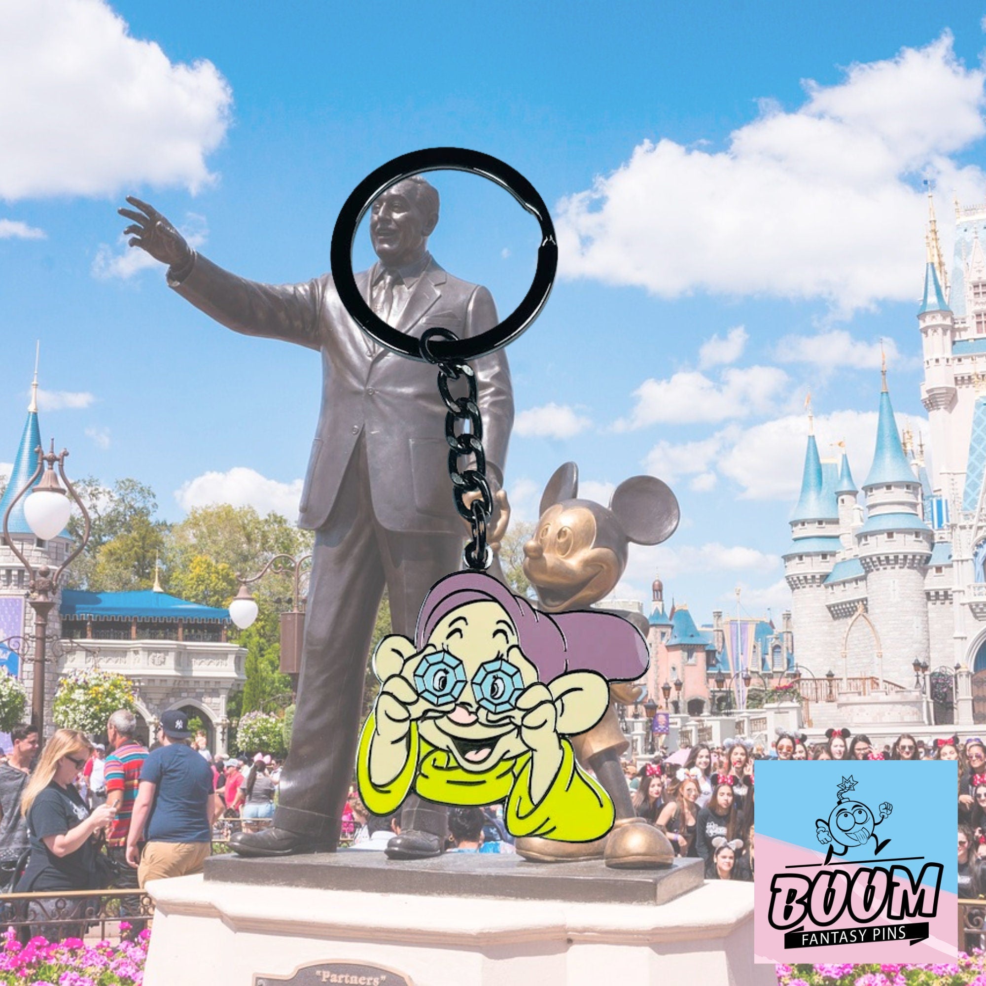 Llavero – Mudito de Blancanieves y los siete enanitos – Disney Fantasy