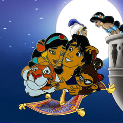 Pin – Princesa Jasmine Abu y Rajah de Aladdin – Disney Fantasy