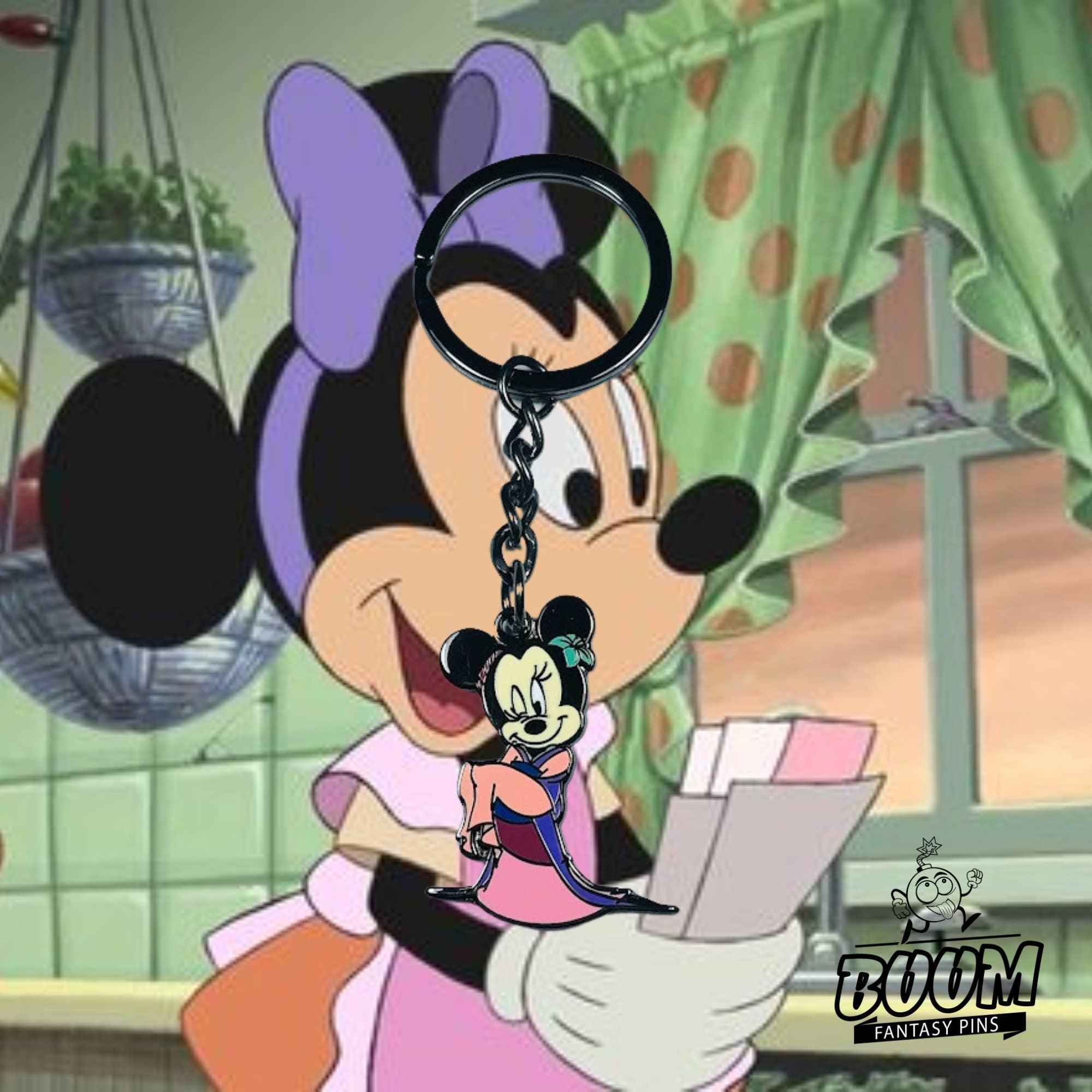 Llavero – Minnie Mouse como Mulan de Mulan – Disney Fantasy