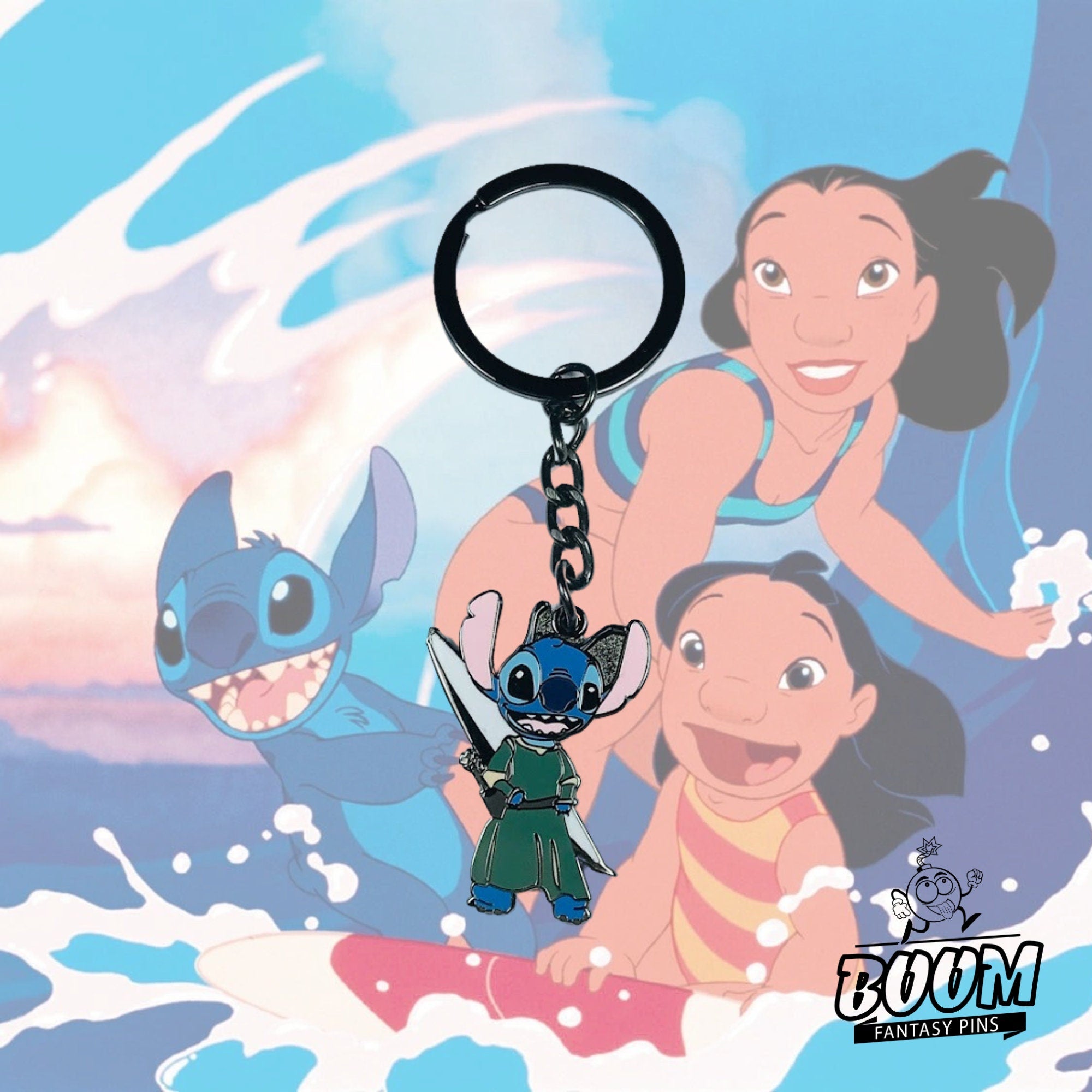 Llavero – Stitch como experimento 626 de Lilo y Stitch – Disney Fantasy