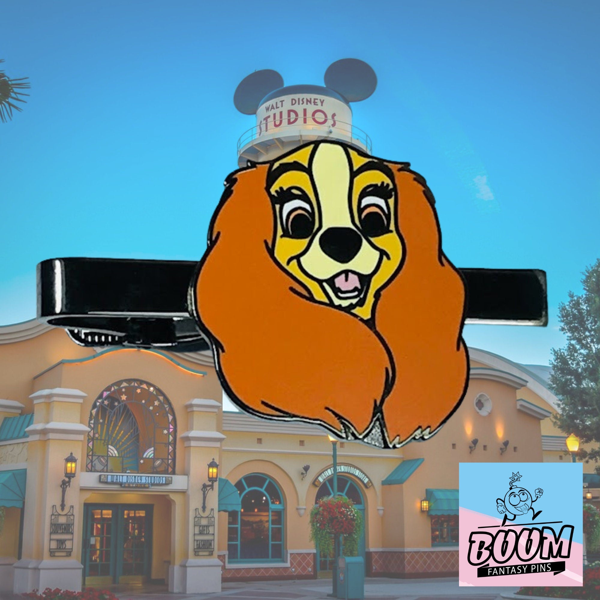 Tie Clip – Lady from Lady and the Tramp – Disney Fantasy