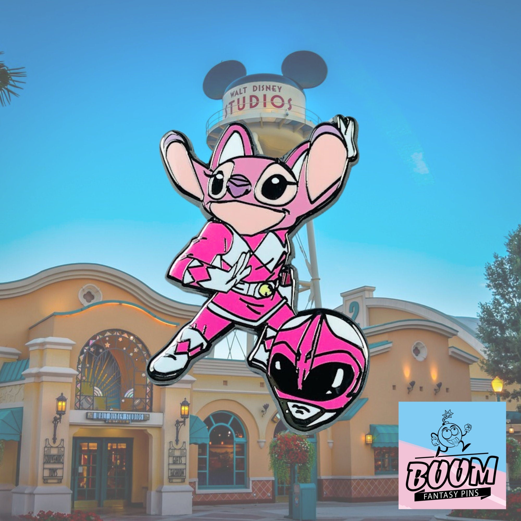 Pin – Angel as Pink Ranger from Lilo and Stitch – Disney Fantasy