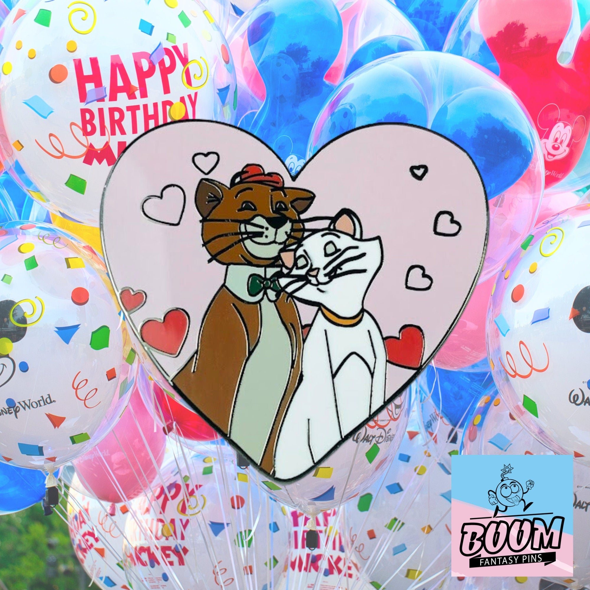 Pin's – La Duchesse et Thomas O'Malley des Aristochats – Disney Fantasy