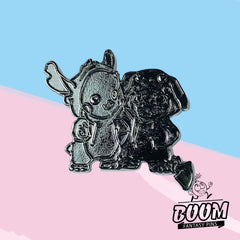 Test d'épingle - Winnie l'Ourson avec Stitch de Lilo &amp; Stitch - Disney Fantasy