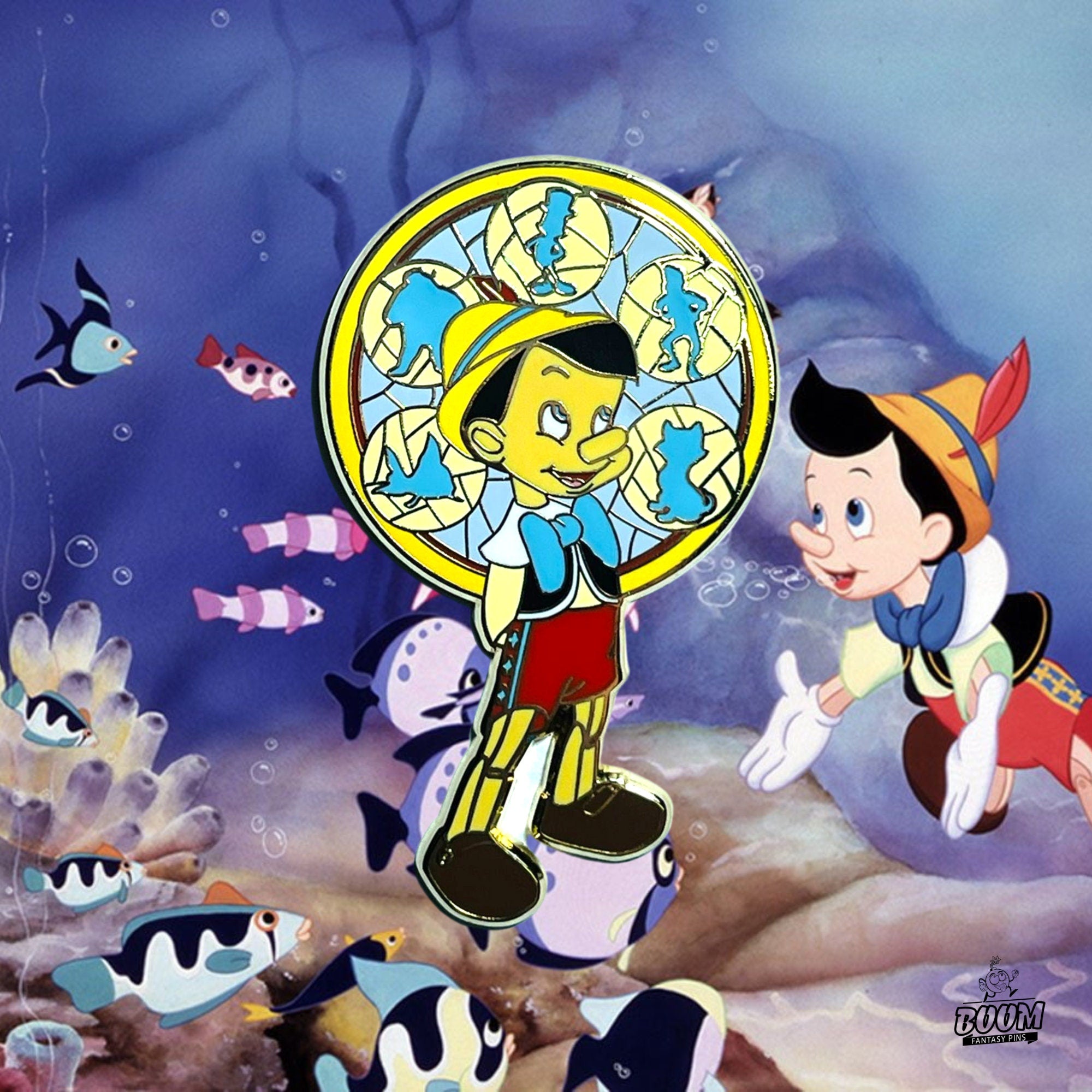 Pin's – Pinocchio du film Pinocchio de Disney Fantasy
