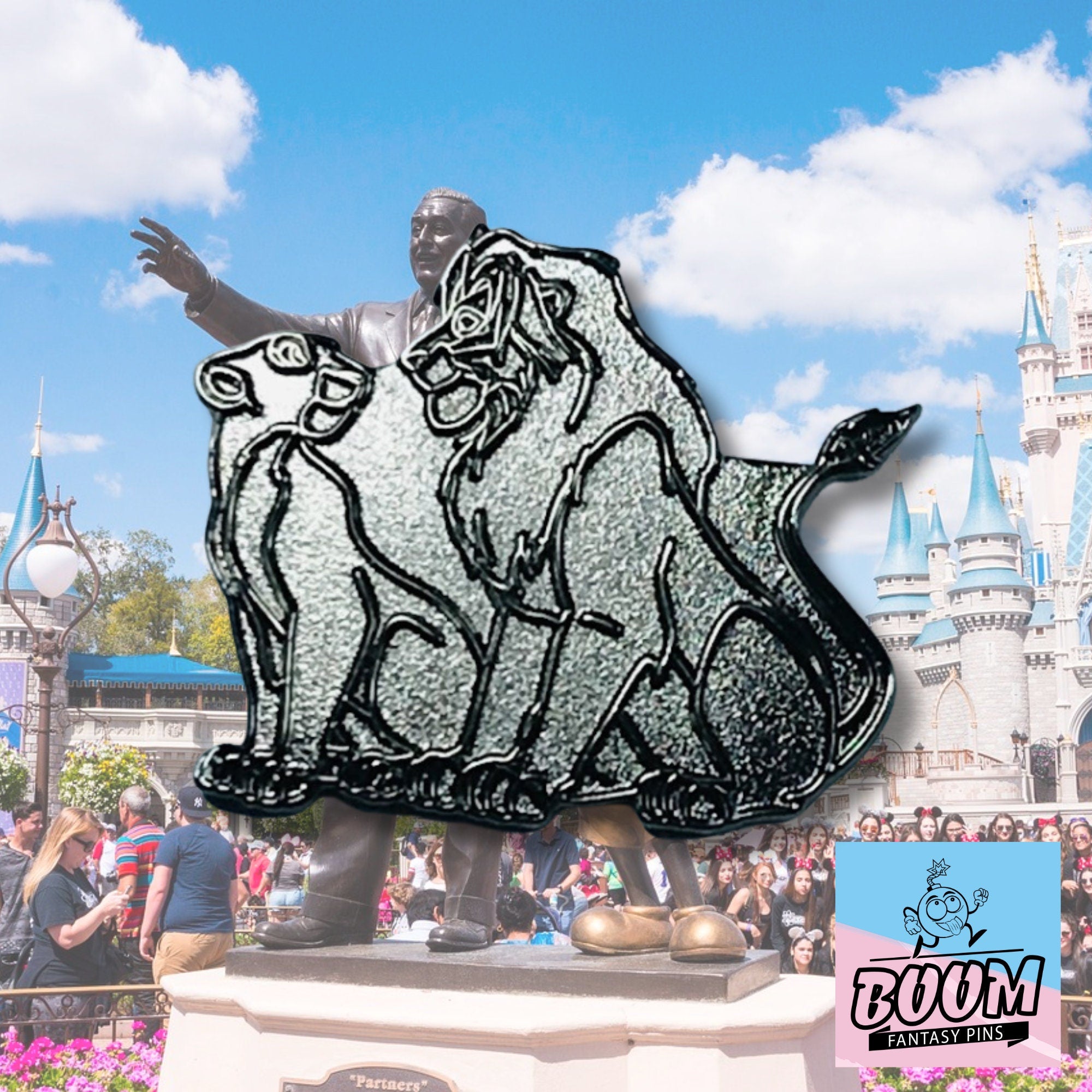 Pin – Simba y Nala de El Rey León – Disney Fantasy