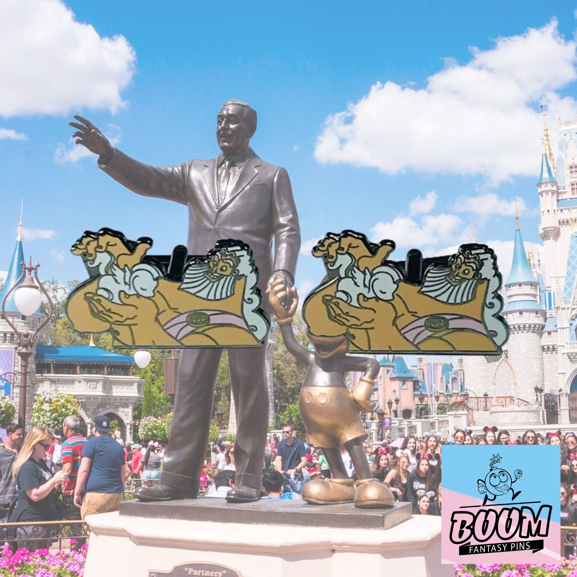 Gemelos – Zeus y Pegaso de Hércules – Disney Fantasy