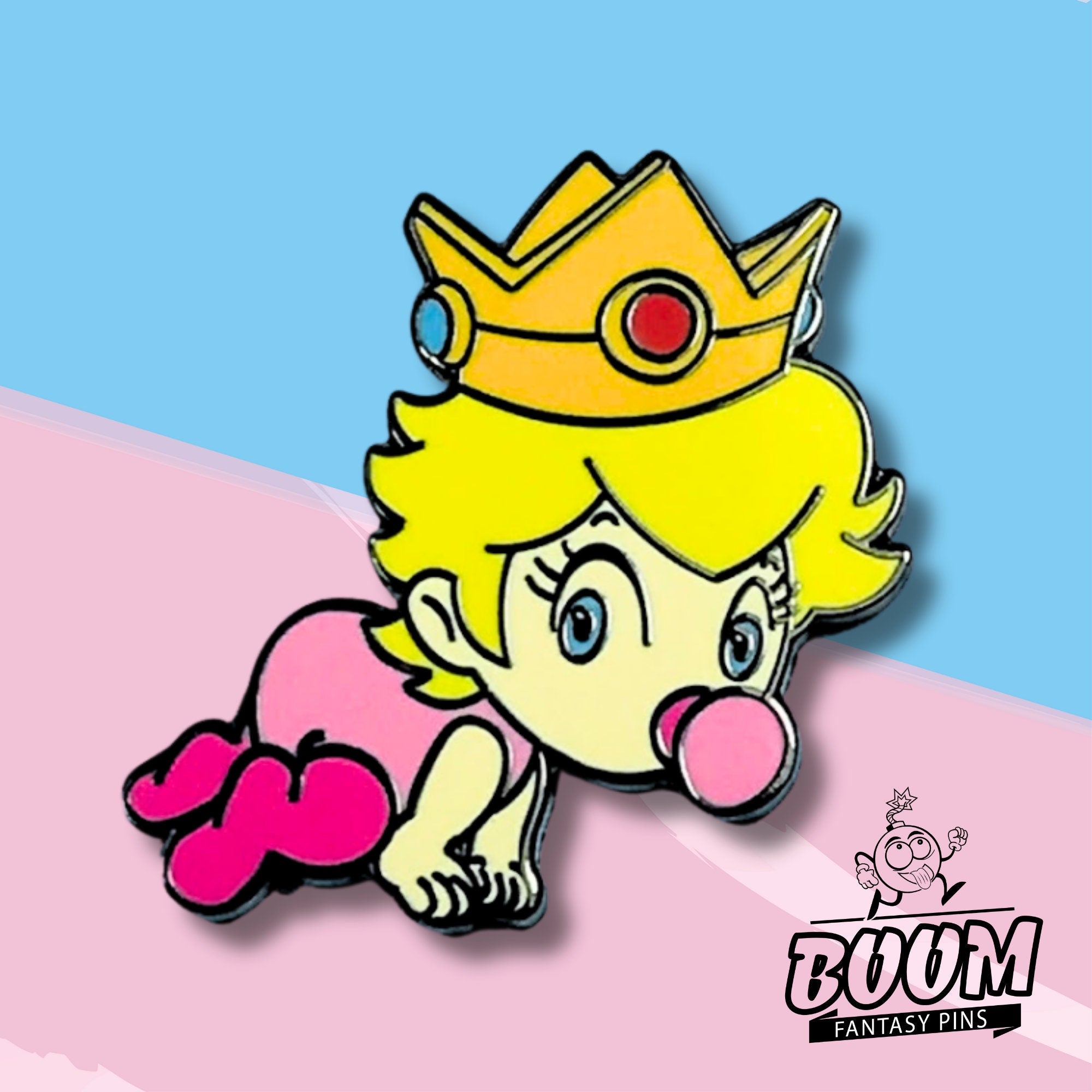 Pin – Princesa Peach de Mario Bros. Reino Champiñón – Disney Fantasy