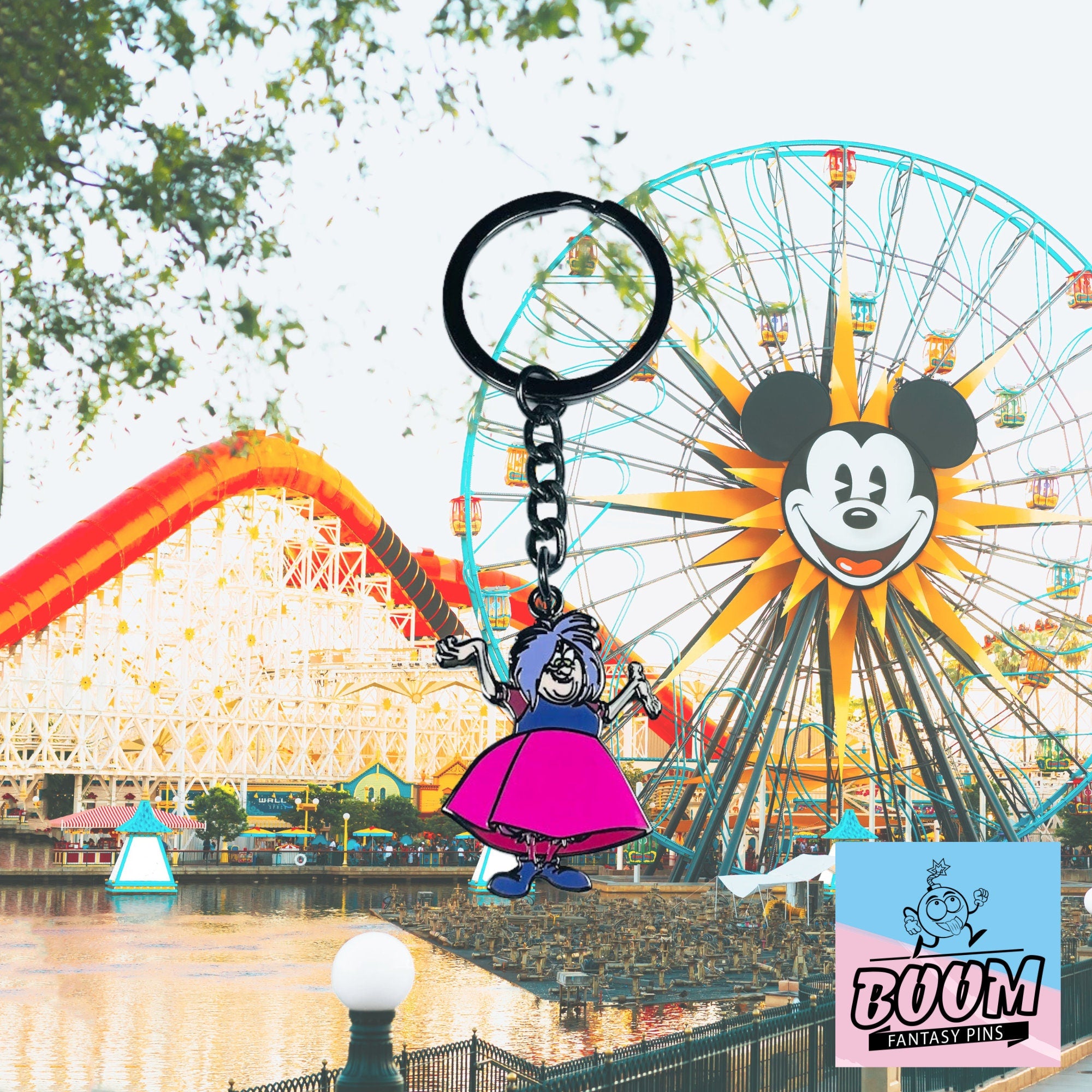 Porte-clés – Madame Mim du film Merlin l'Enchanteur – Disney Fantasy