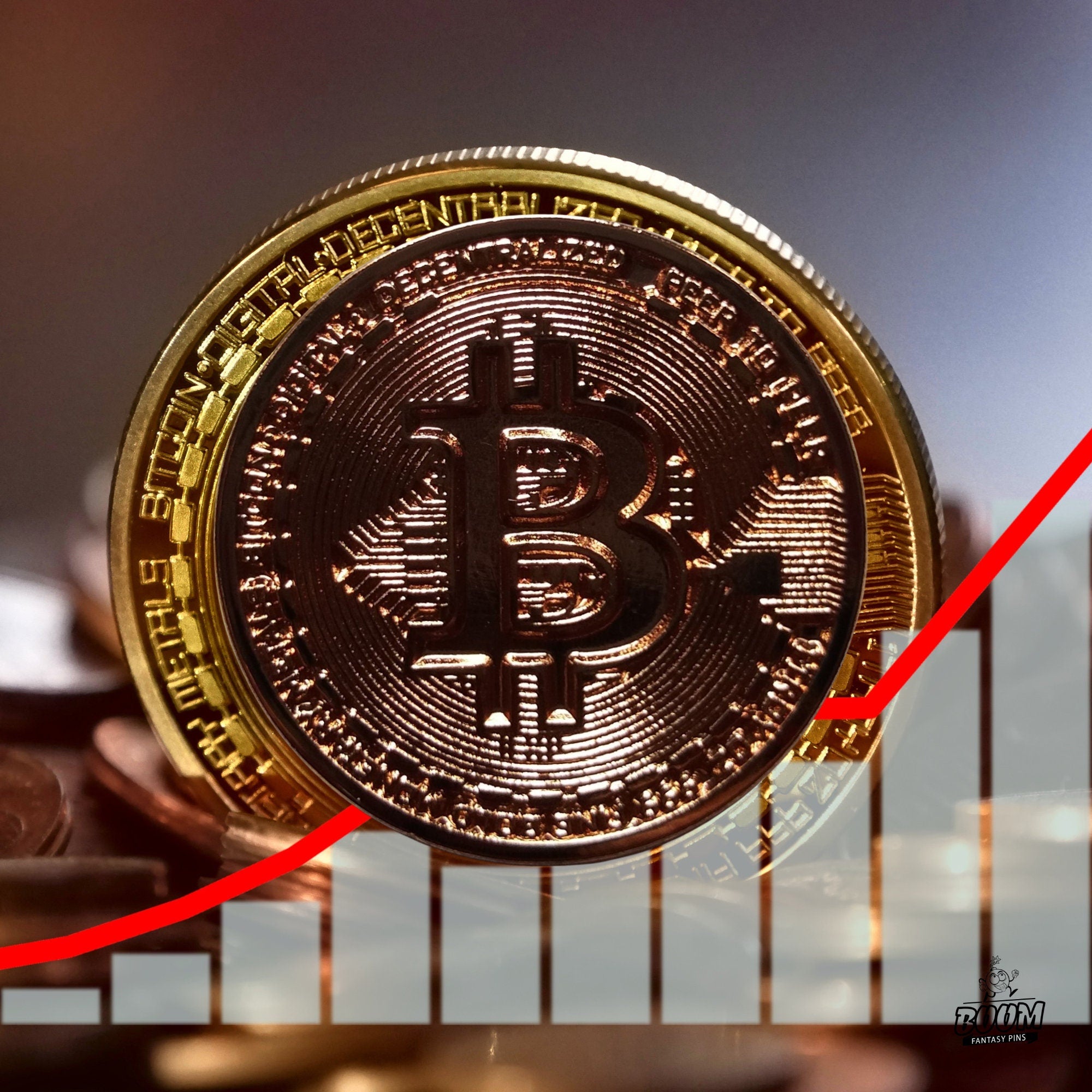 Pin – Bitcoin del Protocolo de Criptomonedas – Moneda Digital Blockchain