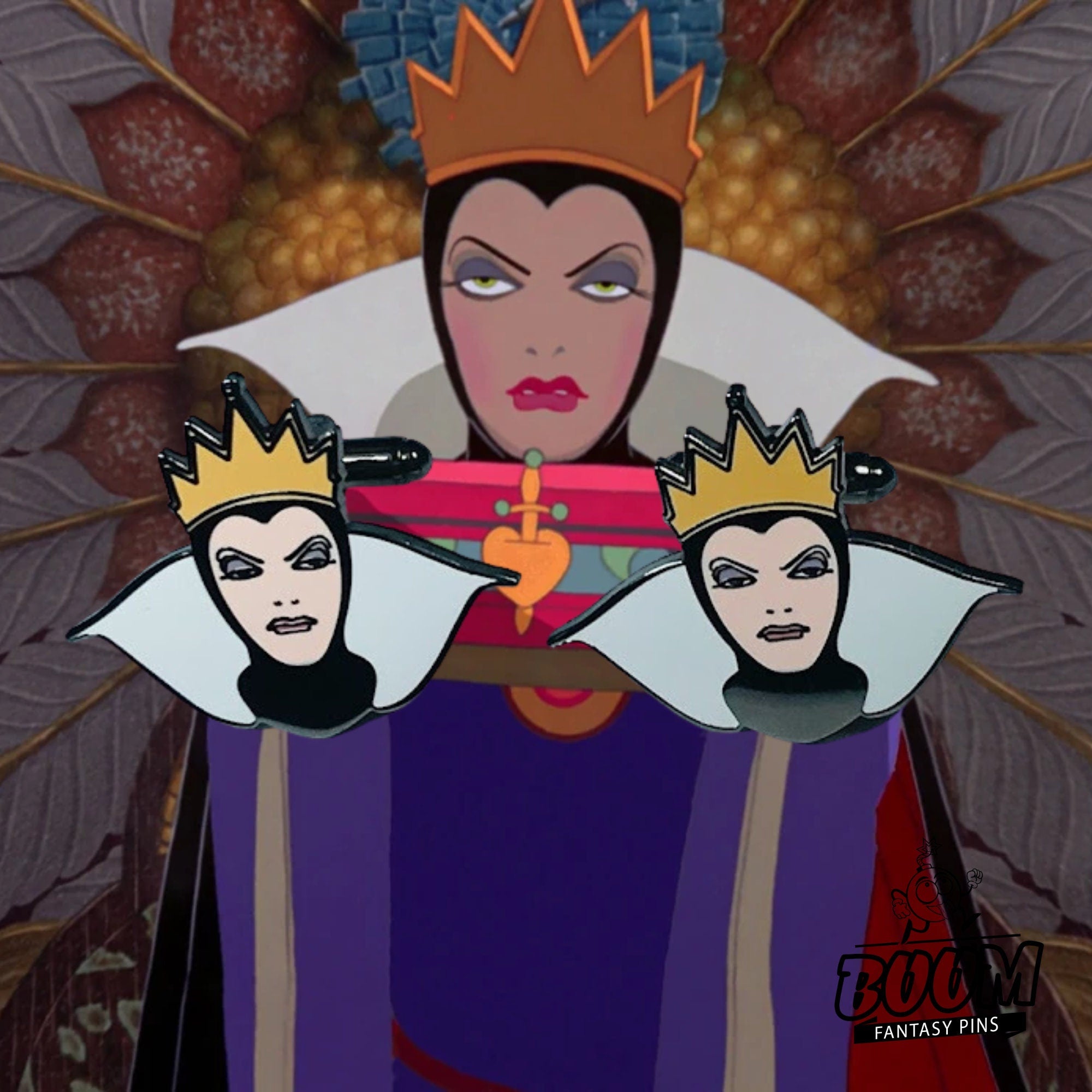 Boutons de manchette – La Méchante Reine de Blanche-Neige – Disney Fantasy