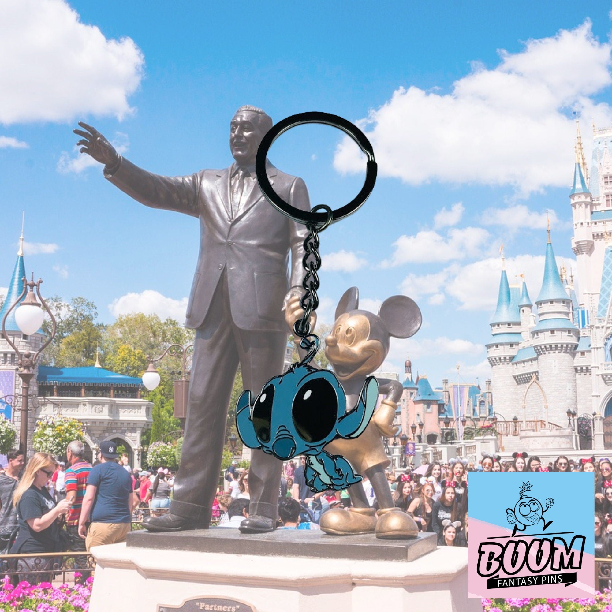 Llavero – Experimento Swirly 383 de Lilo y Stitch – Disney Fantasy