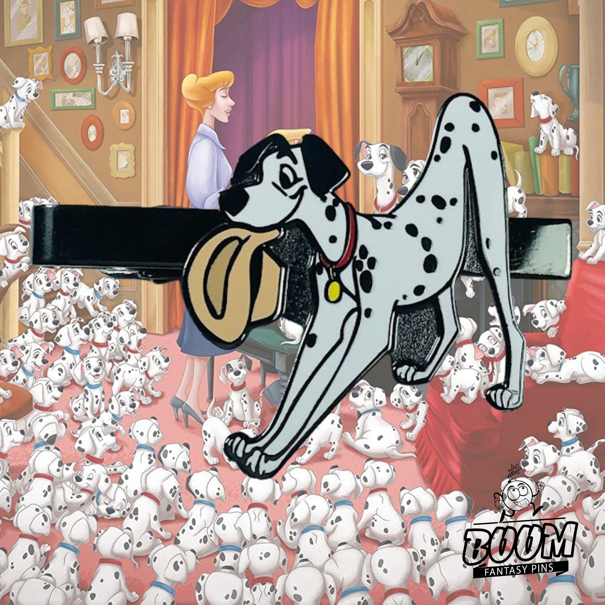 Pinza de corbata – Pongo de 101 Dálmatas – Disney Fantasy