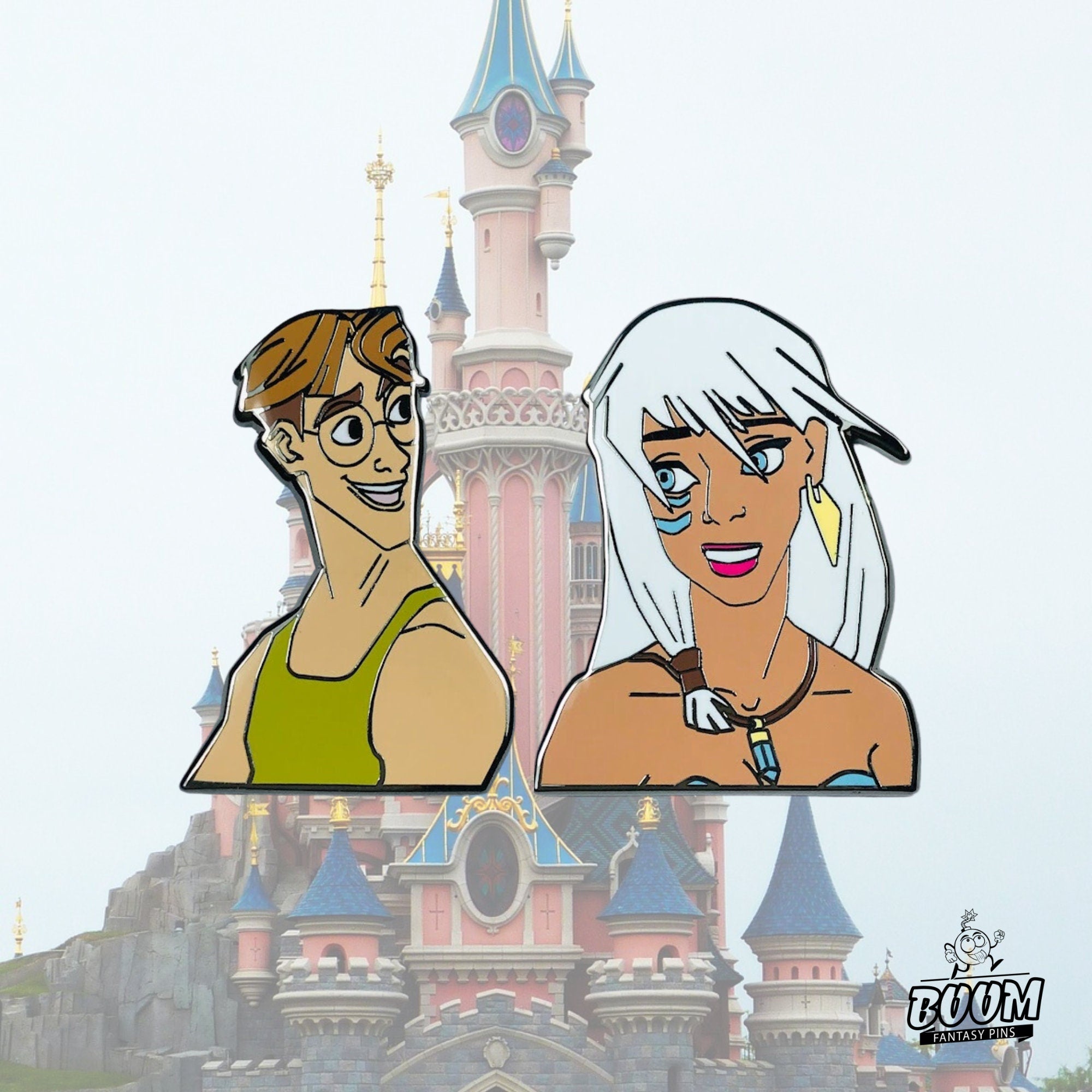 Pin – Milo Thatch and Princess Kida from Atlantis The Lost Empire – Disney Fantasy