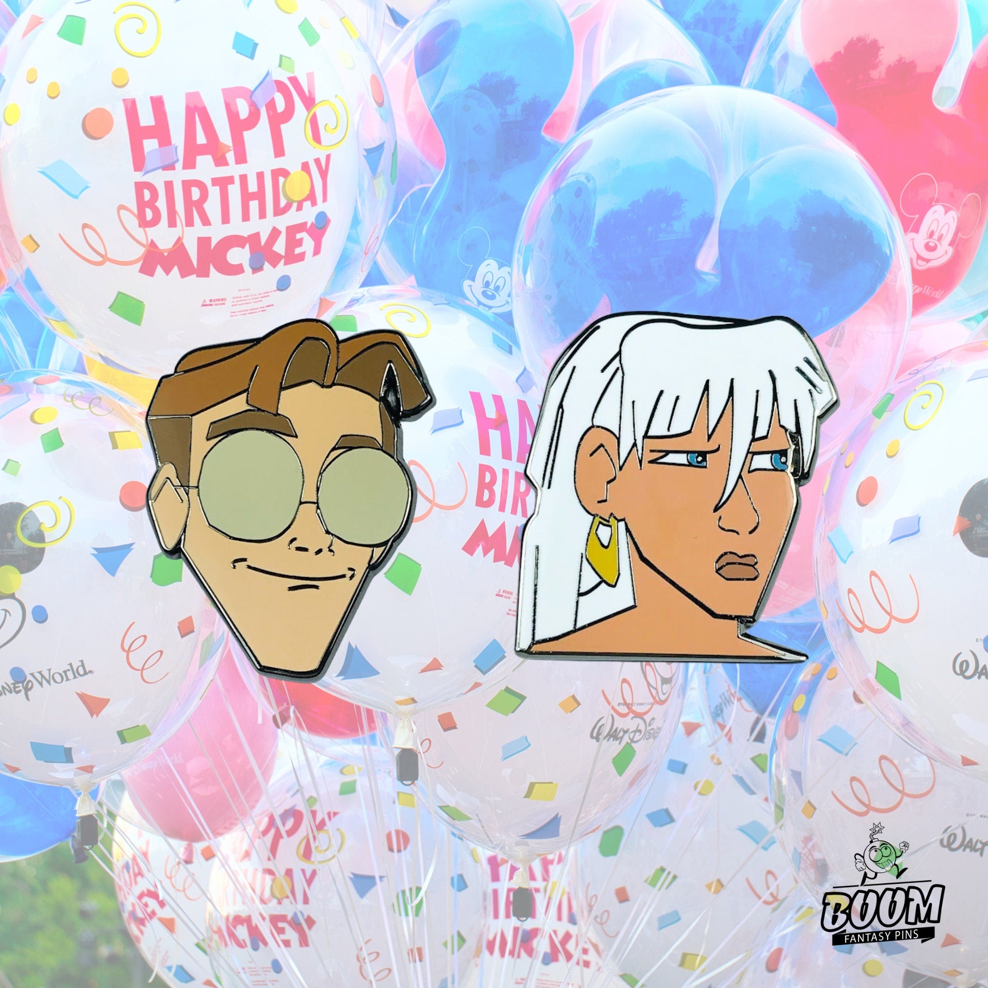 Pin – Milo Thatch and Princess Kida from Atlantis The Lost Empire – Disney Fantasy