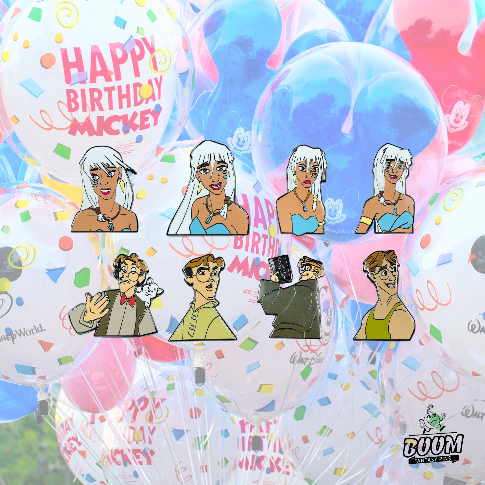 Pin – Milo Thatch and Kida Nedakh from Atlantis The Lost Empire – Disney Fantasy