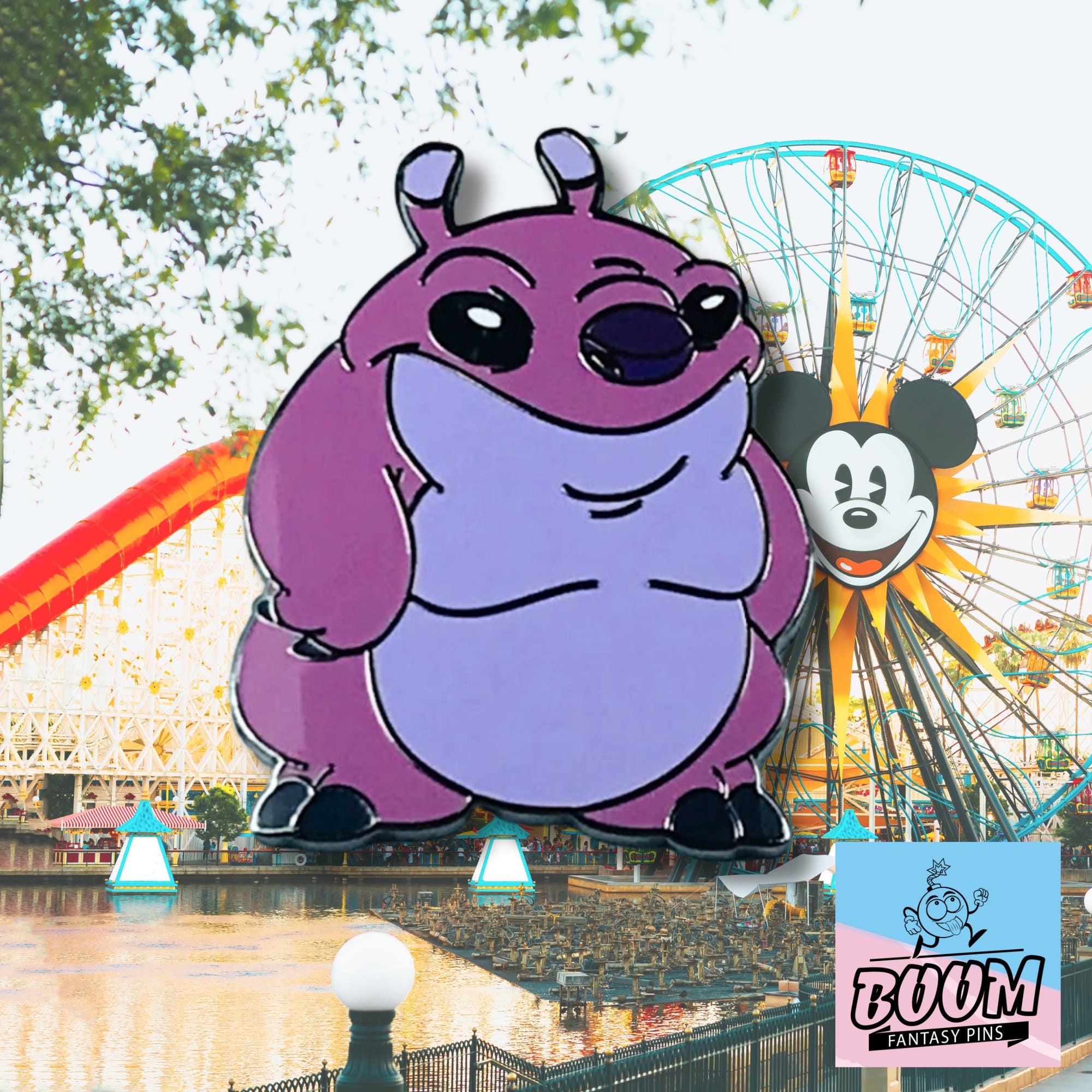 Pin – Stitch y Hamlette de Lilo &amp; Stitch – Disney Fantasy