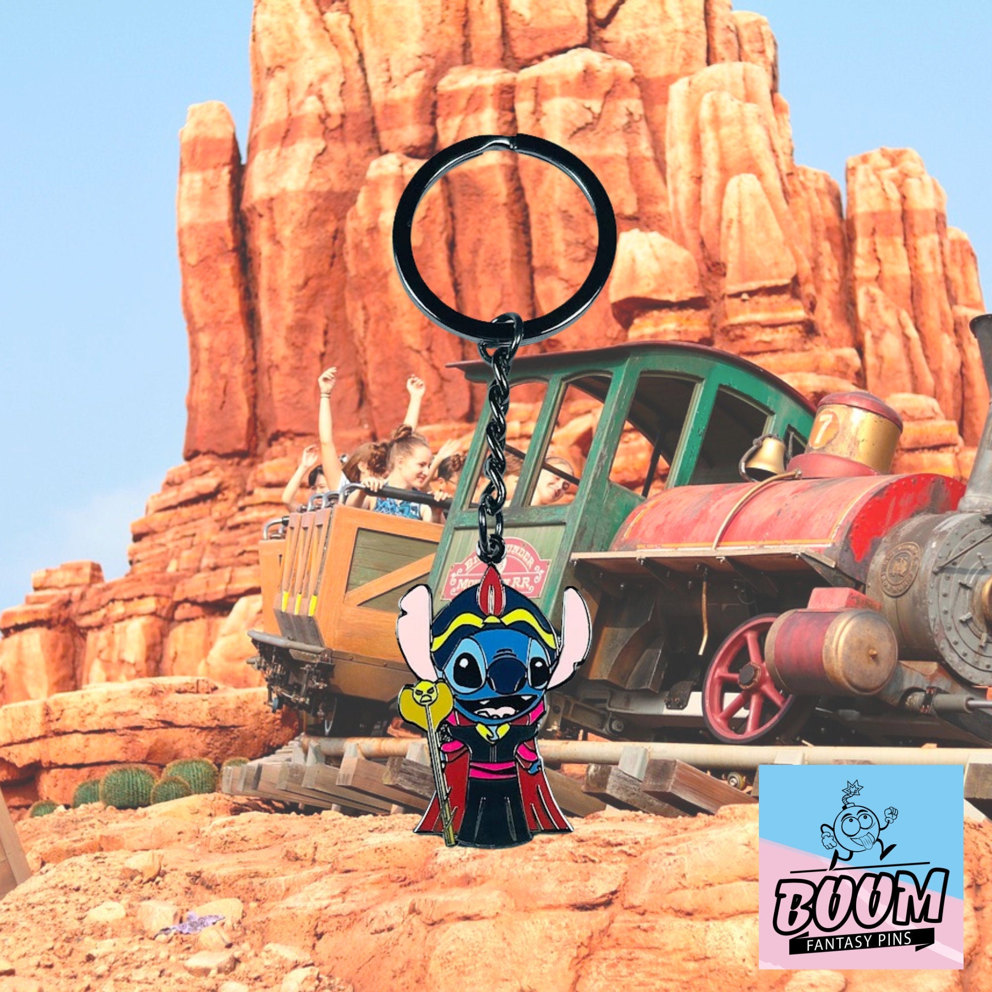 Llavero – Stitch como Jafar de Lilo y Stitch – Disney Fantasy