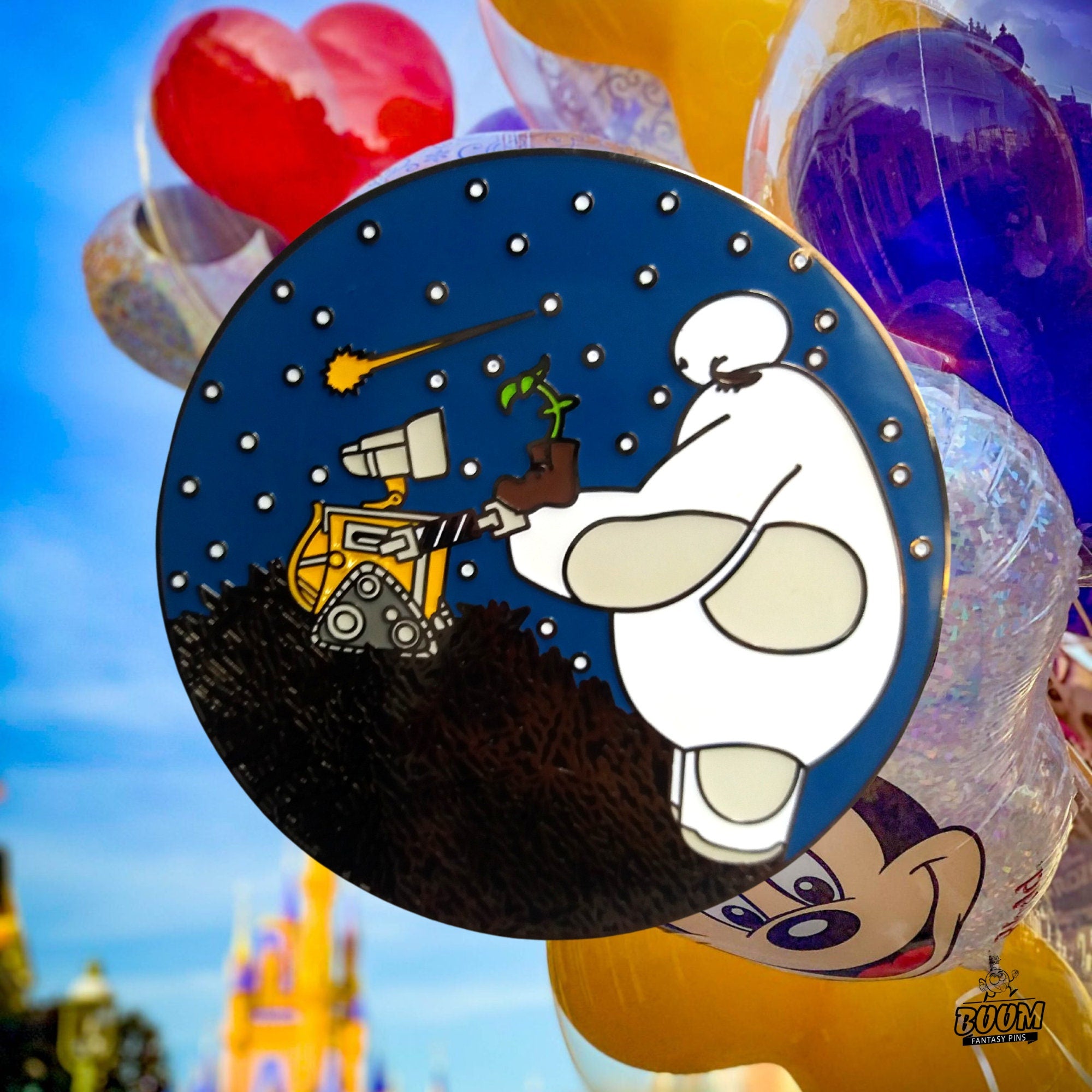 Pin's – Baymax de Big Hero 6 et Wall-E de Wall-E – Disney Fantasy
