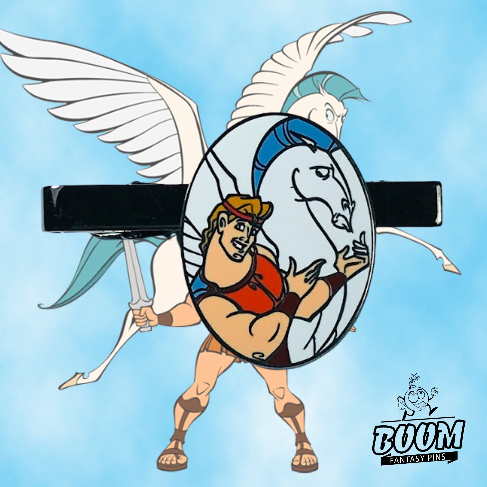 Pinza de corbata – Hércules y Pegaso de Hércules – Disney Fantasy