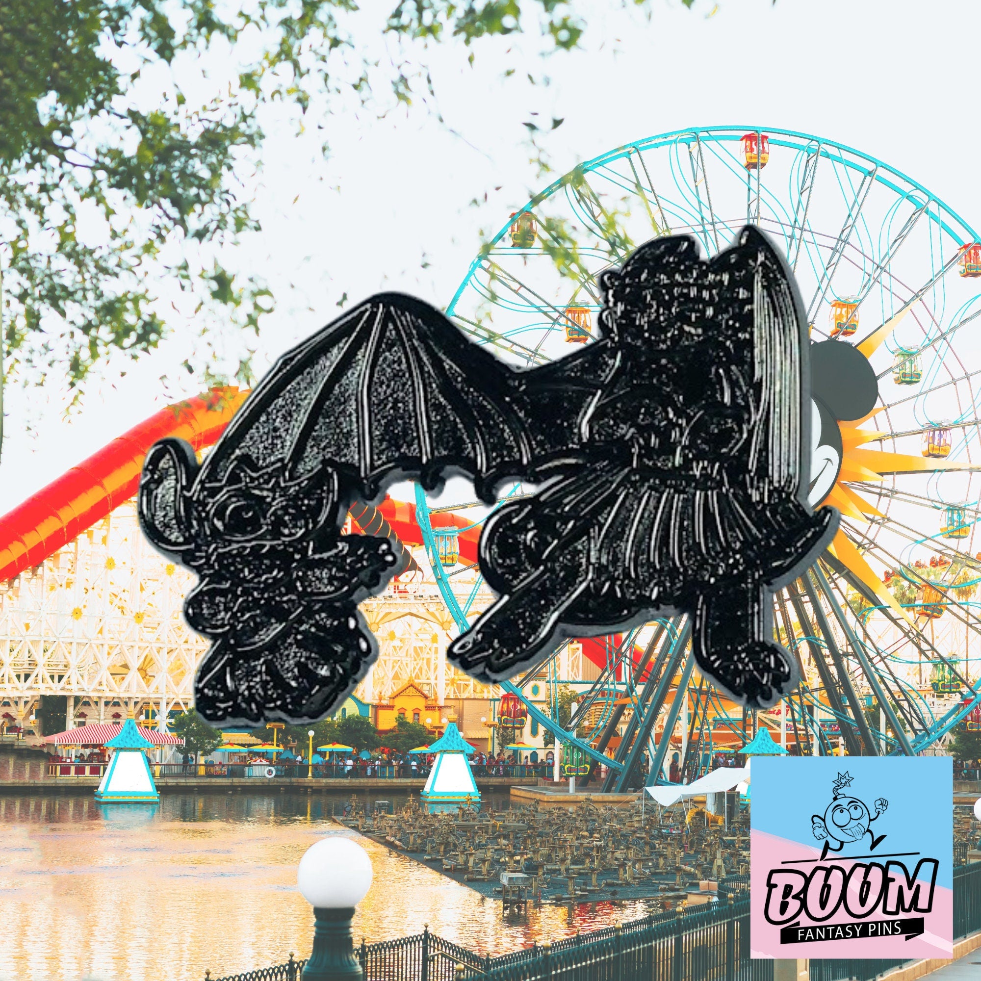 Épingle – Stitch et Krokmou de Lilo &amp; Stitch et Dragons – Disney Fantasy