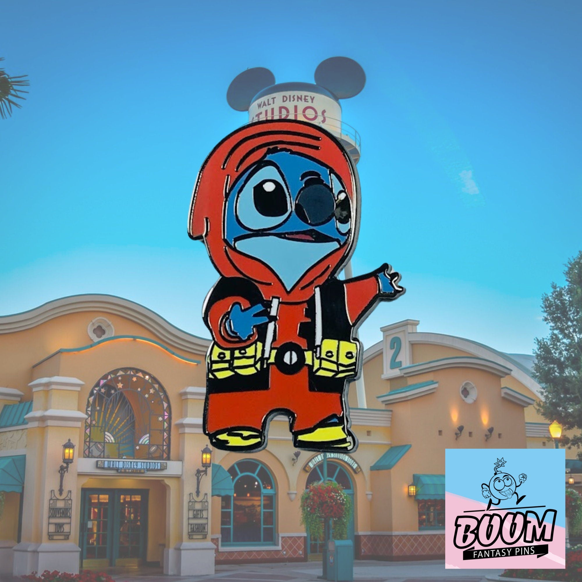 Prueba de pin: Stitch como Deadpool de Lilo &amp; Stitch - Disney Fantasy