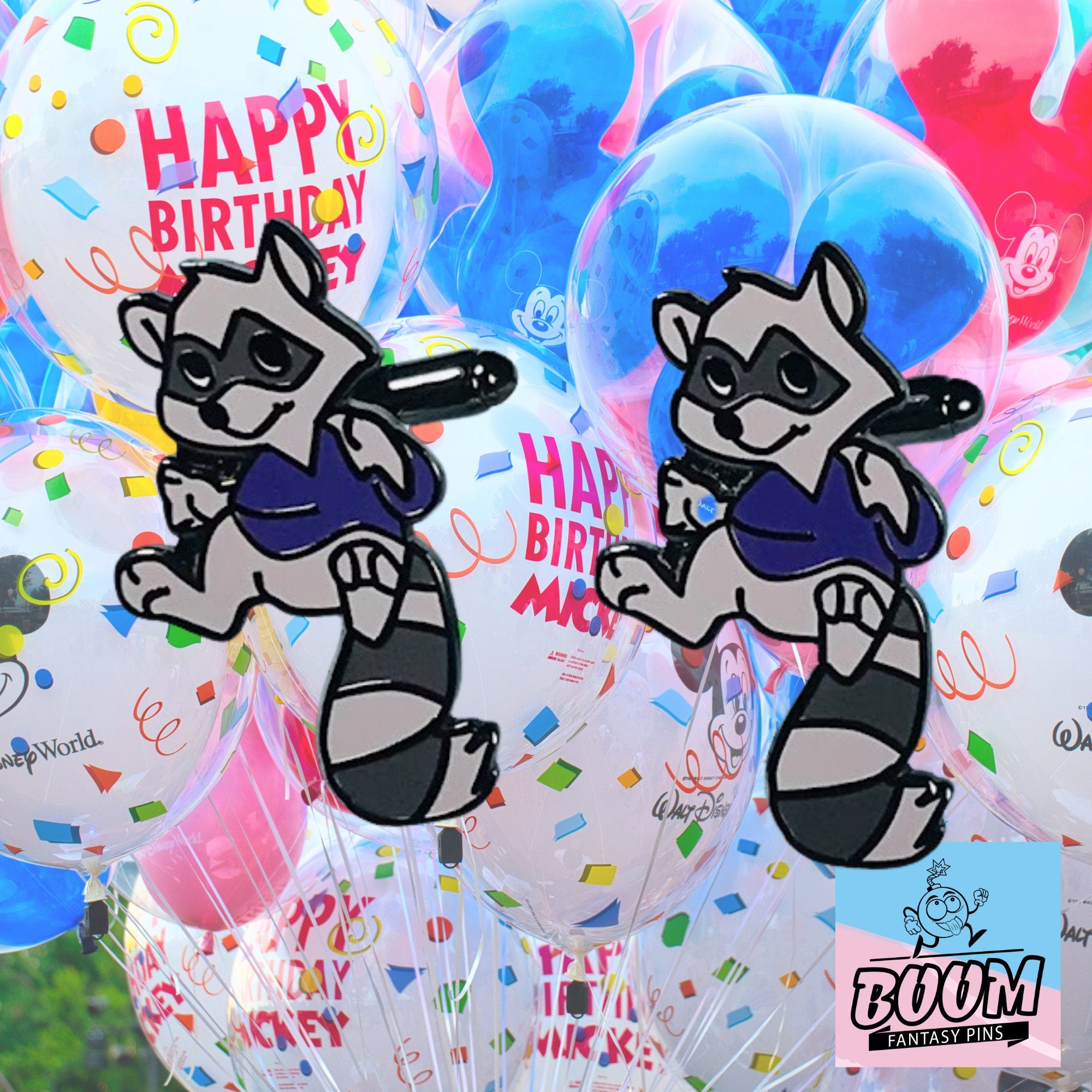 Cufflinks – Raccoon from Robin Hood – Disney Fantasy