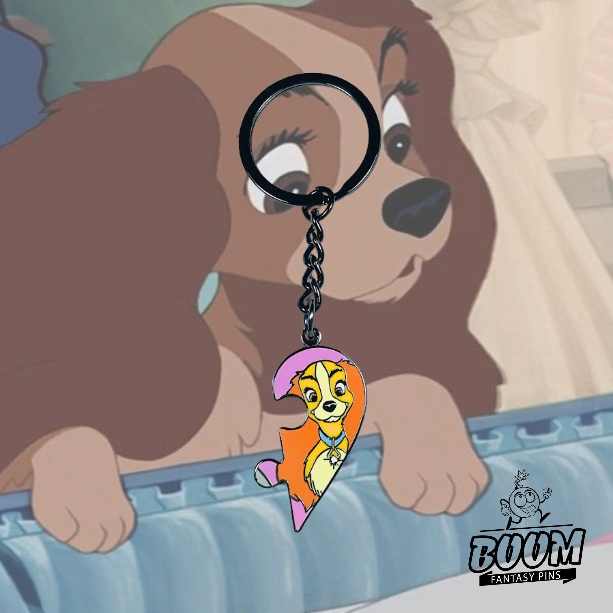 Llavero – Dama de La Dama y el Vagabundo – Disney Fantasy