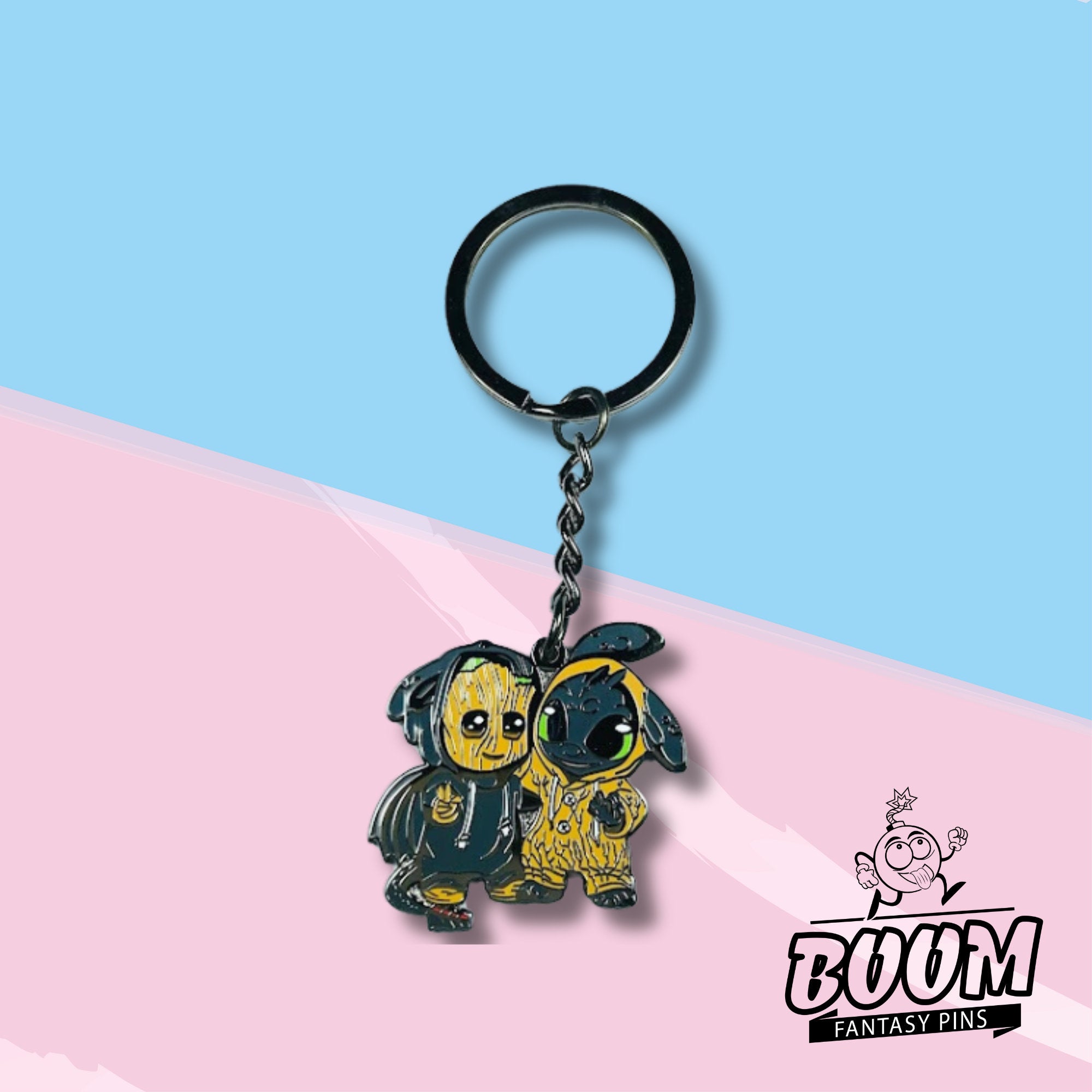 Llavero: Desdentao de Cómo entrenar a tu dragón y Groot de Guardianes de la Galaxia – Disney Fantasy