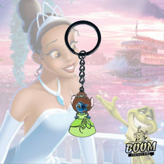 Keychain – Experiment 626 Stitch as Tiana from Lilo & Stitch – Disney Fantasy