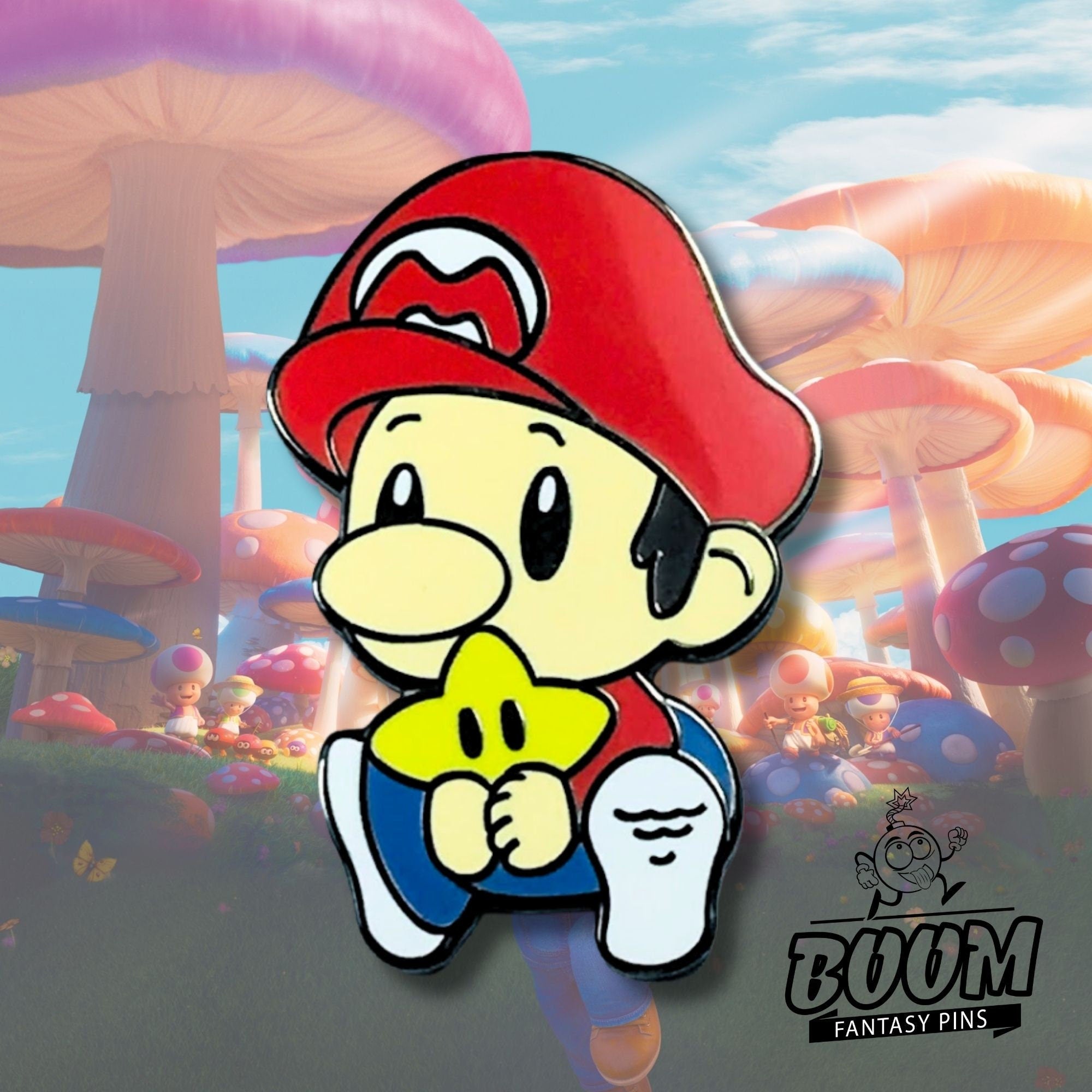 Pin – Mario de Super Mario Bros – Franquicia de Nintendo