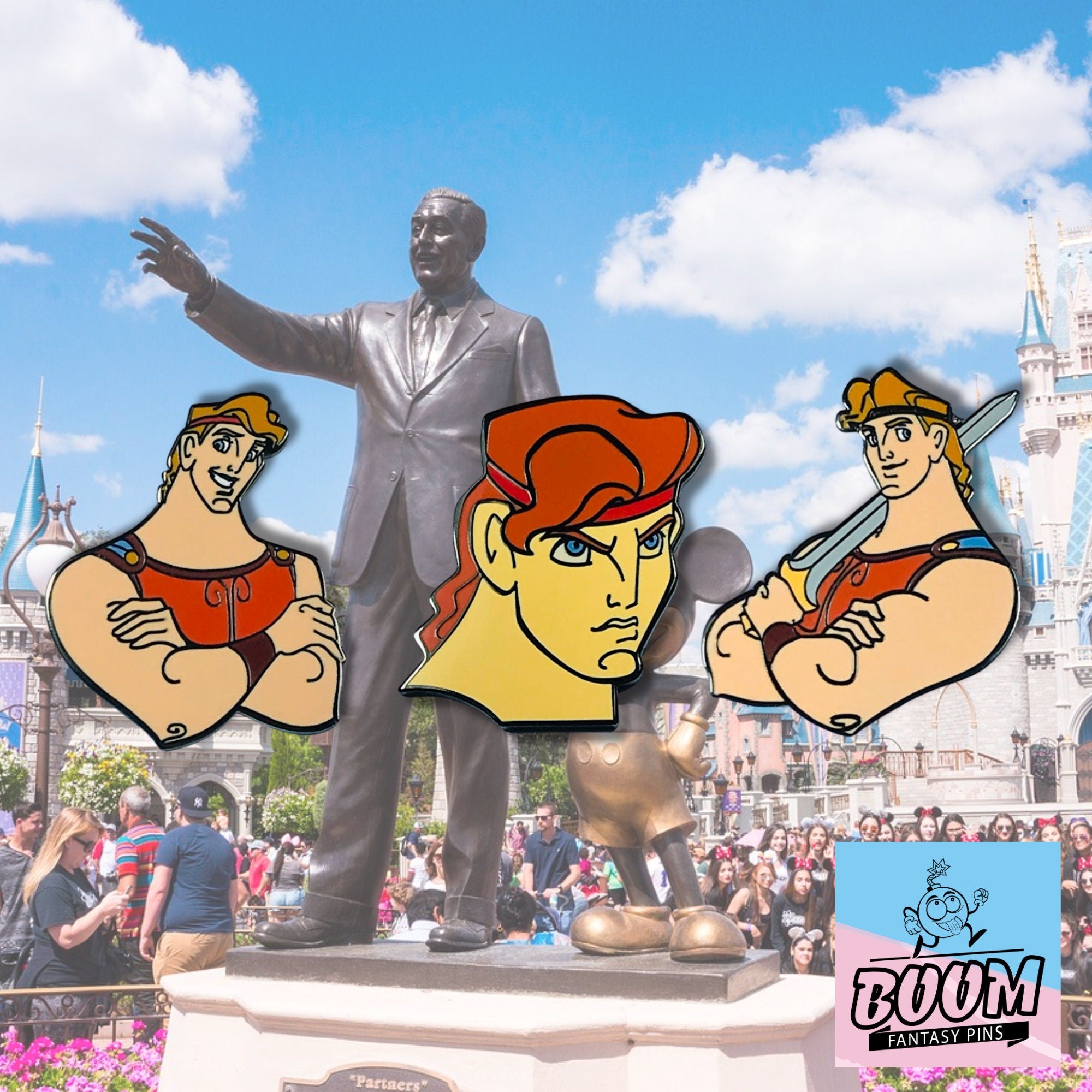 Pin's – Hercule du film Hercule de Disney Fantasy