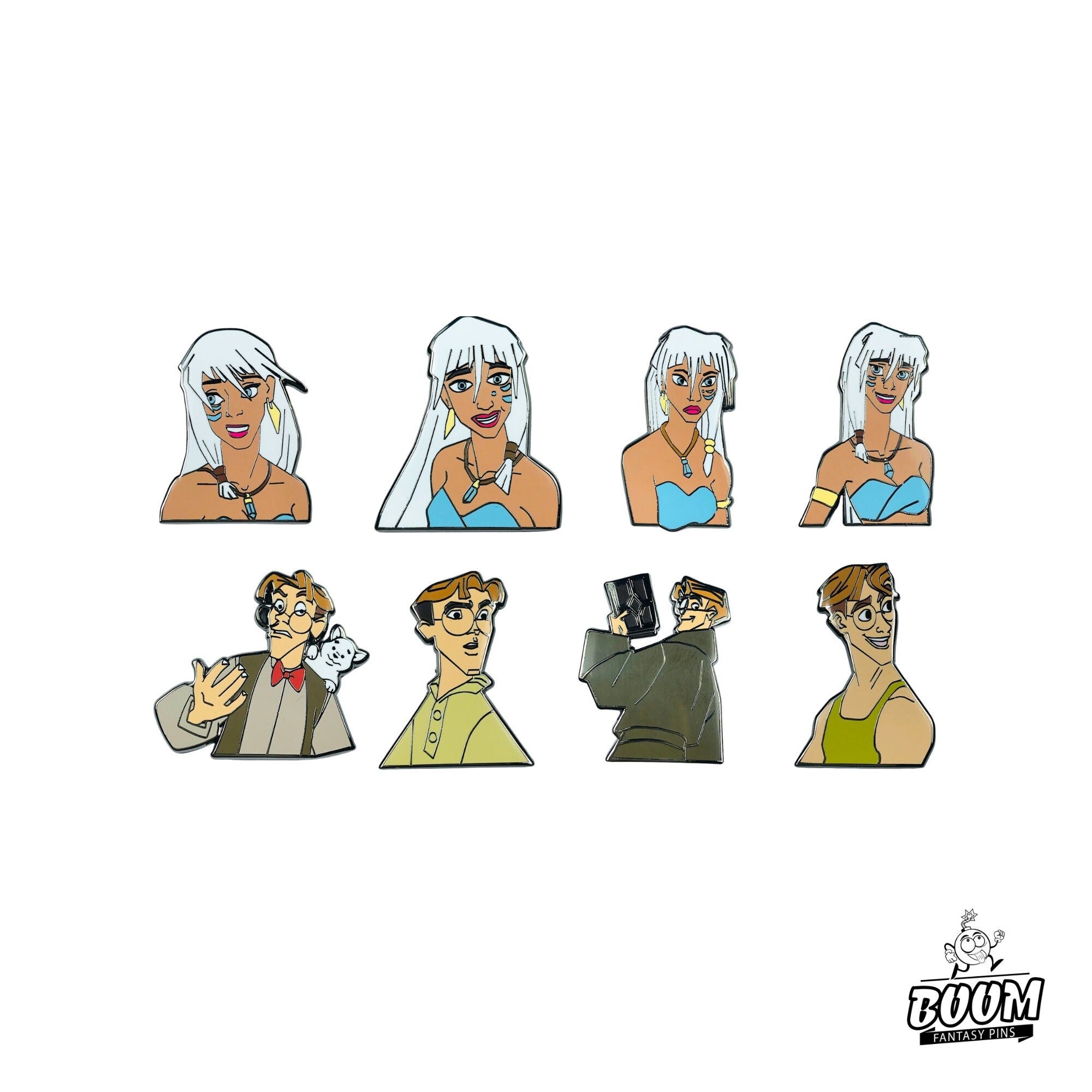 Pin – Milo Thatch and Kida Nedakh from Atlantis The Lost Empire – Disney Fantasy