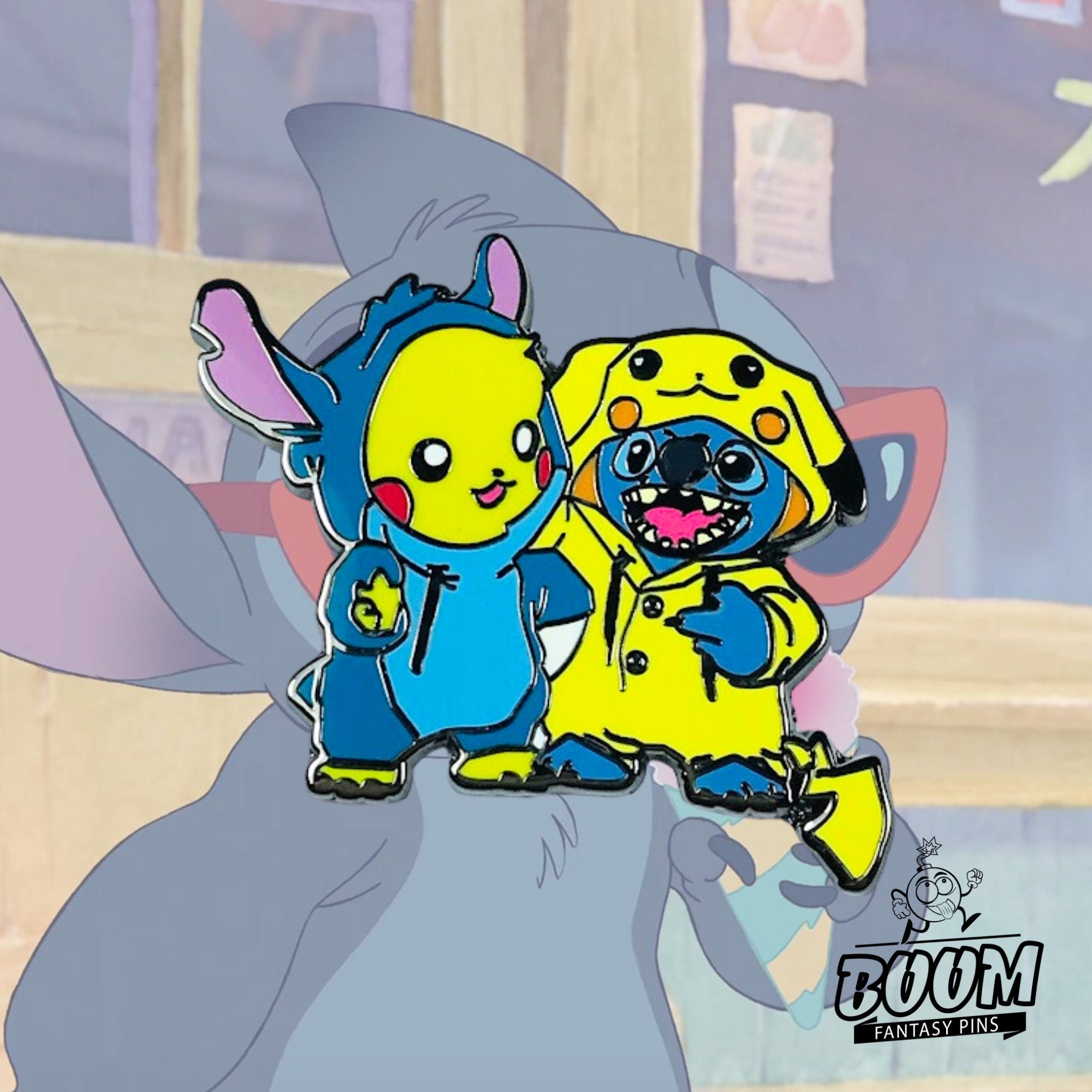 Pin – Stitch y Winnie the Pooh de Lilo y Stitch – Disney Fantasy