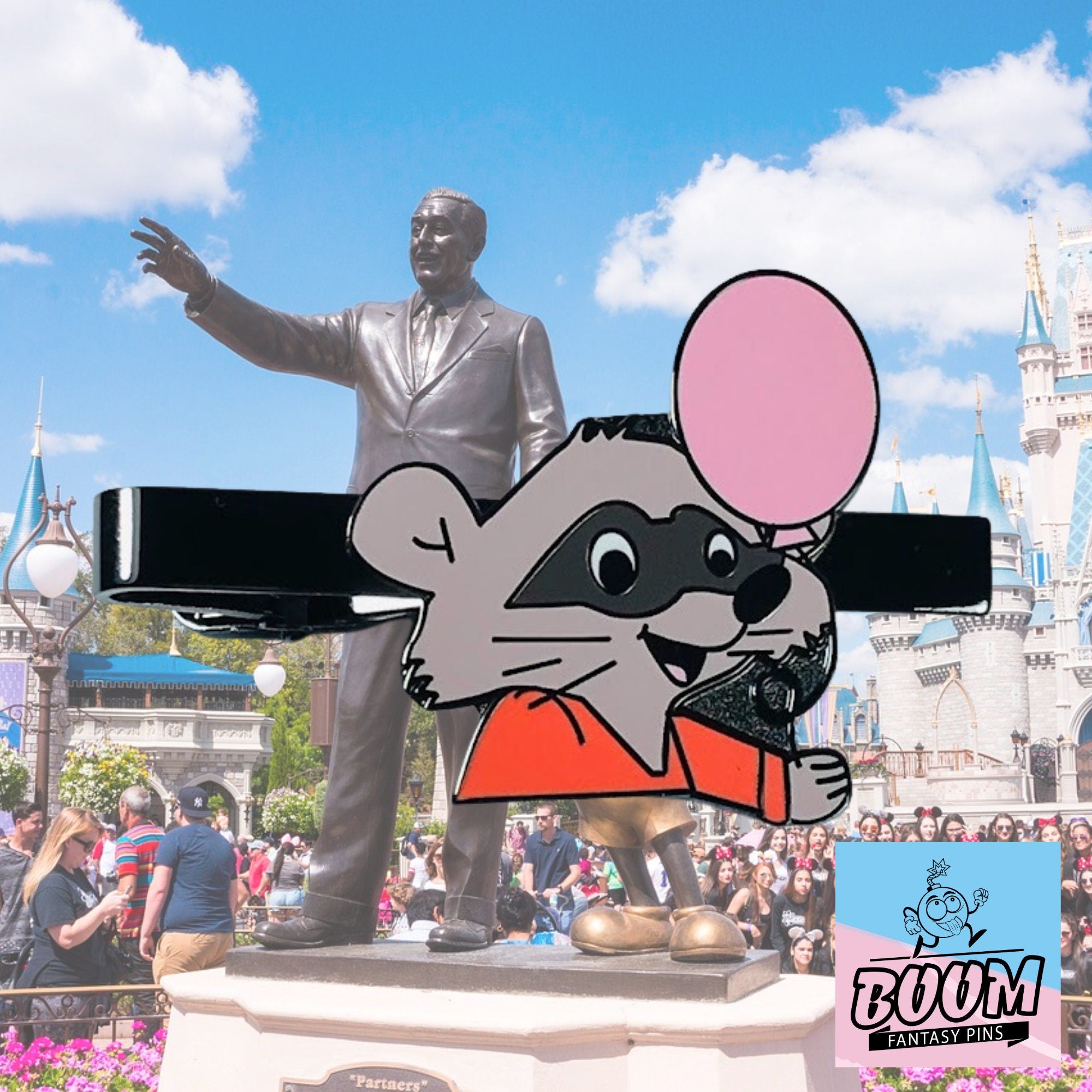 Pinza de corbata – Mapache de Robin Hood – Fantasía Disney