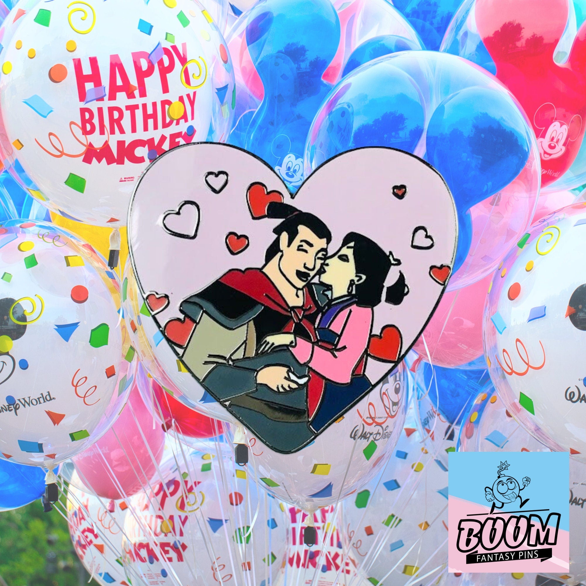 Pin's – Mulan et Li Shang de Mulan – Disney Fantasy