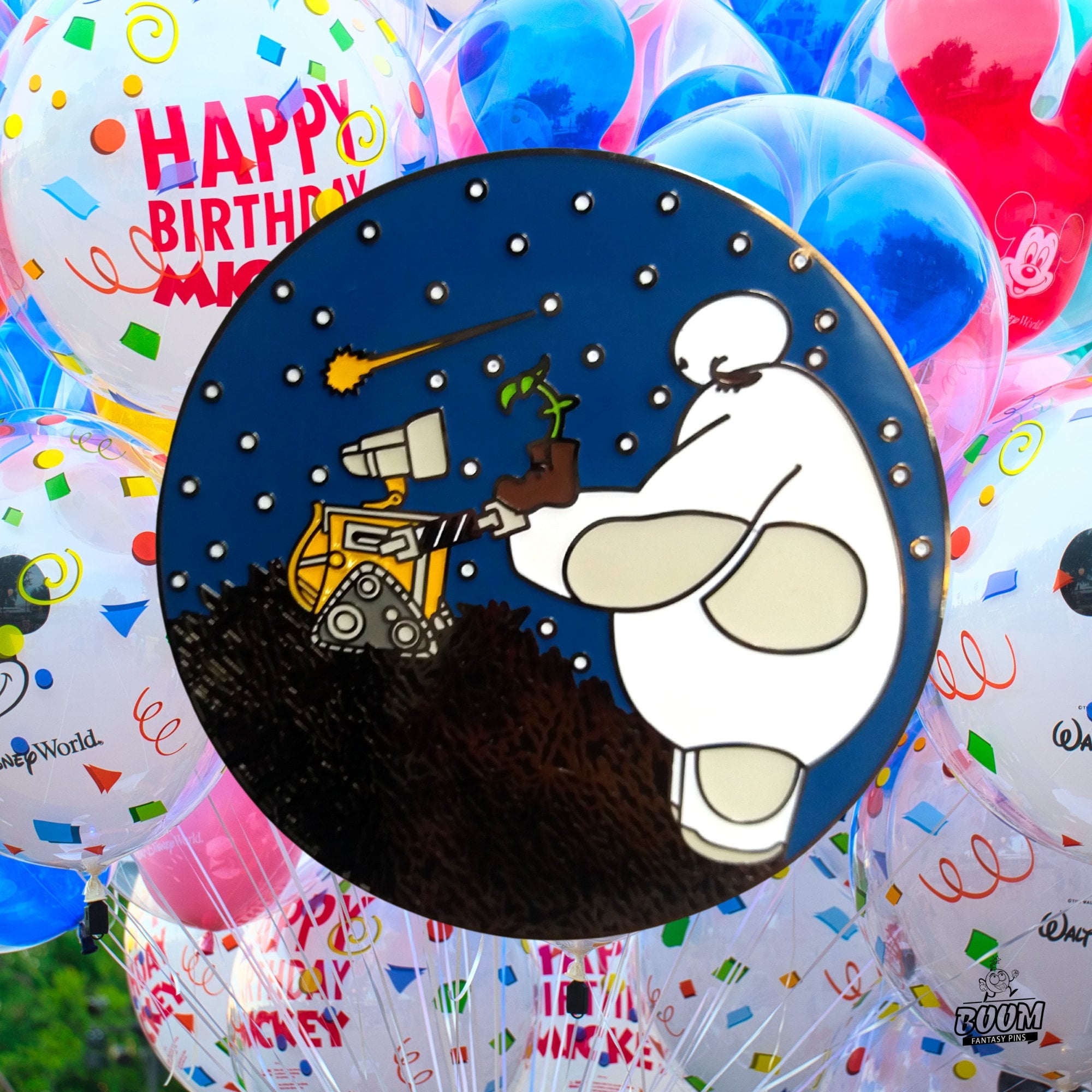 Pin's – Baymax de Big Hero 6 et Wall-E de Wall-E – Disney Fantasy