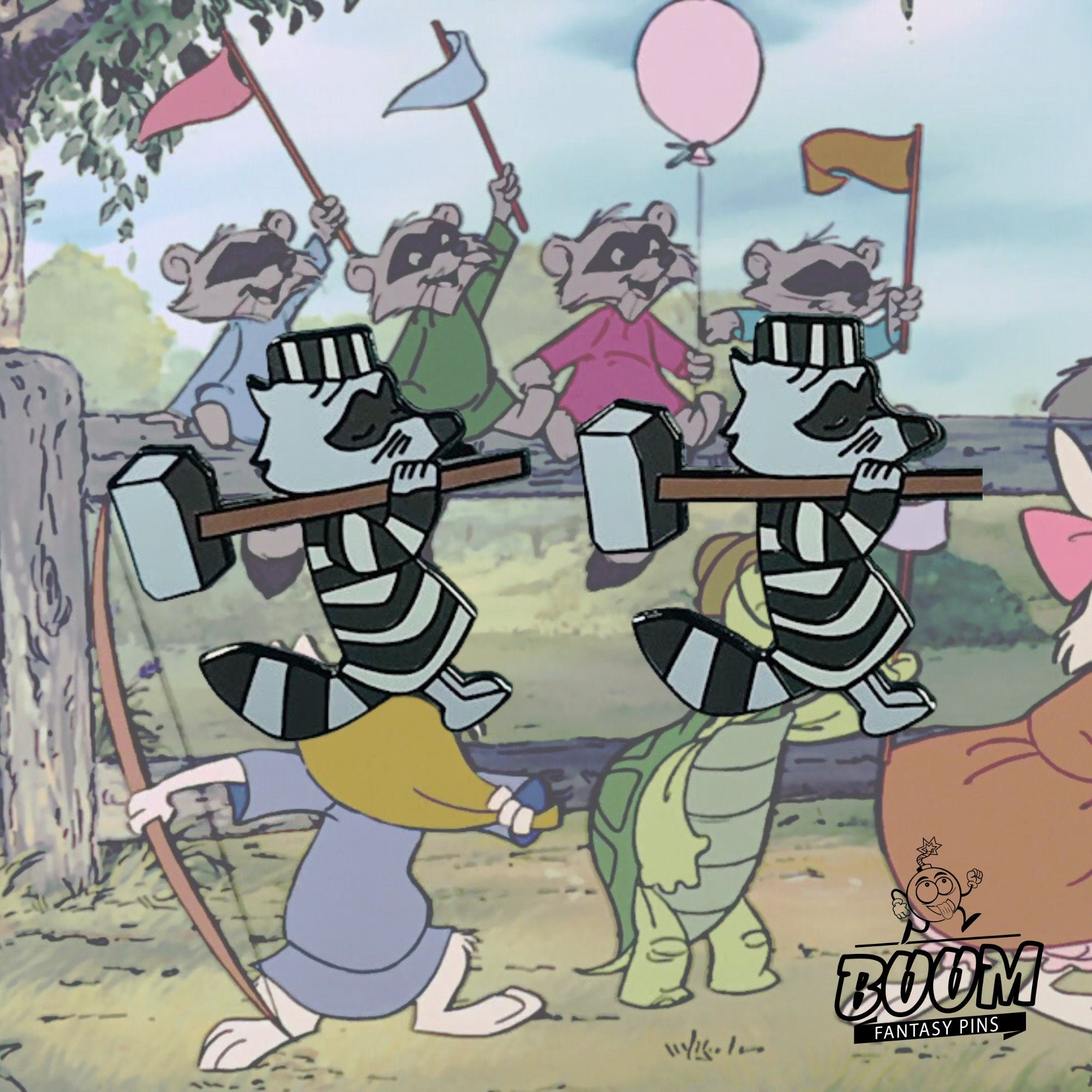 Cufflinks – Recurring Raccoon from Robin Hood – Disney Fantasy