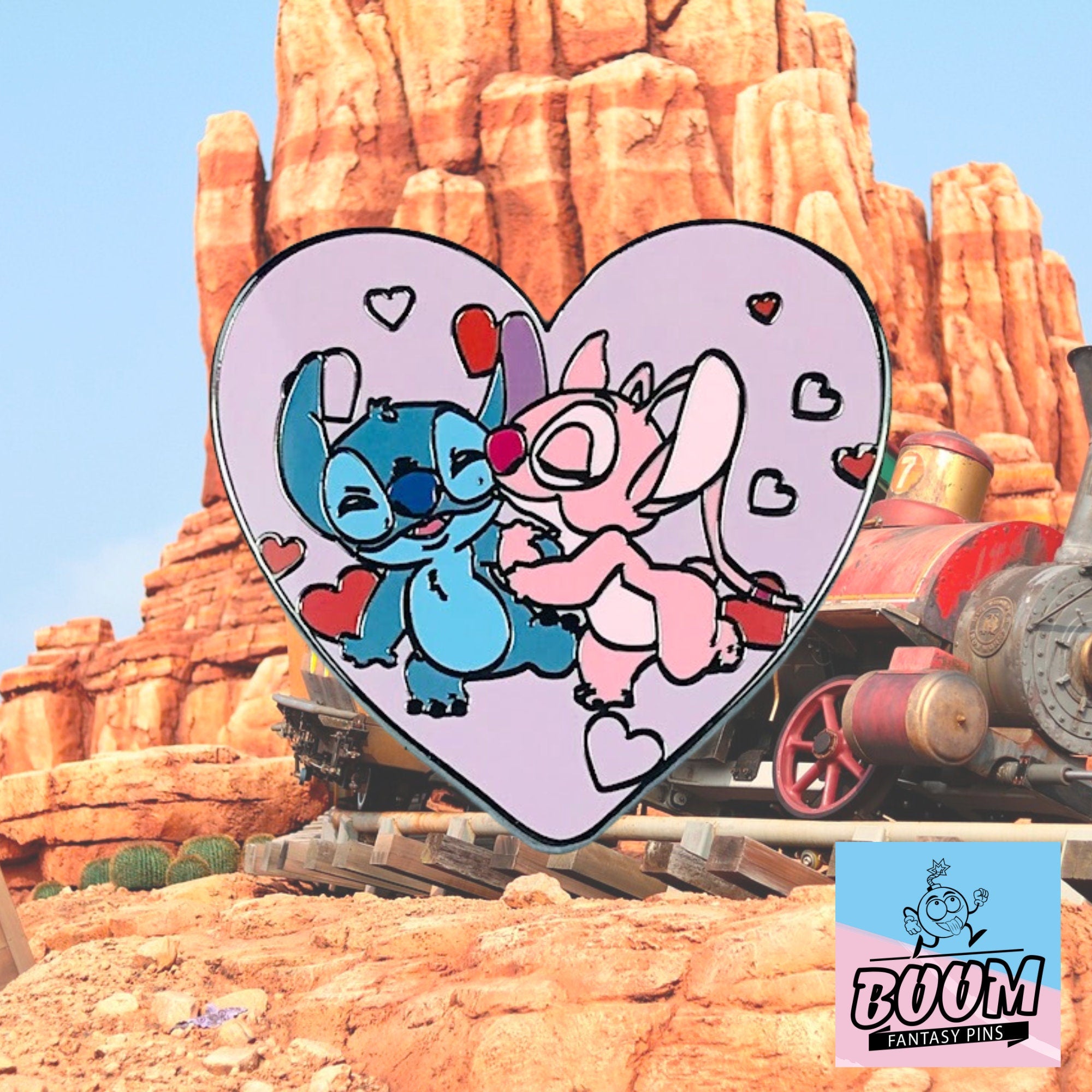 Pin – Stitch y Ángel de Lilo y Stitch – Disney Fantasy