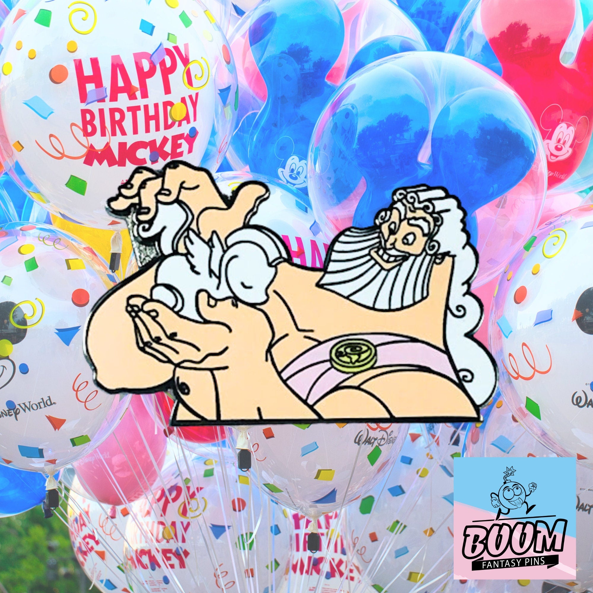 Pin – Hércules, Zeus y Pegaso de Hércules – Disney Fantasy