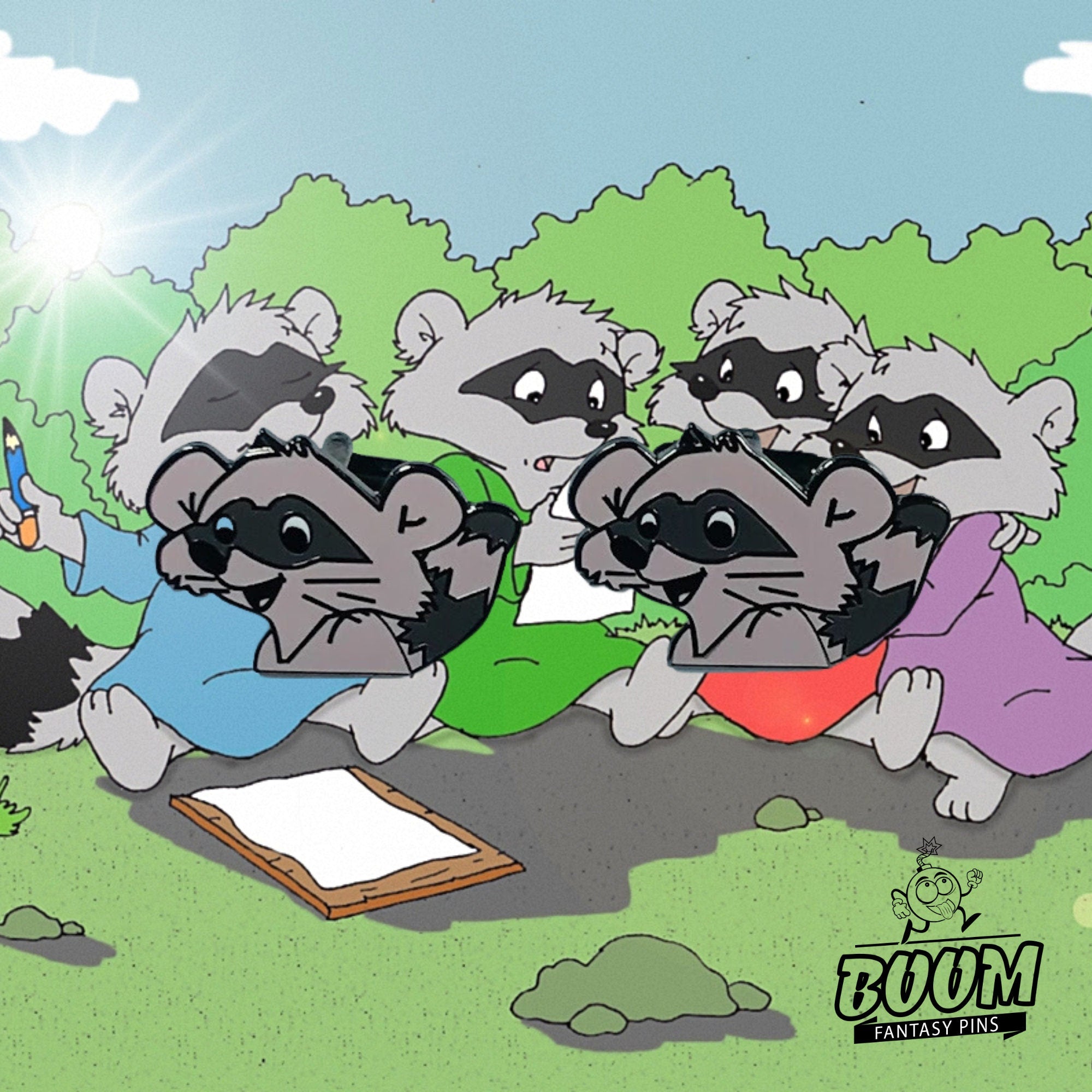 Cufflinks – Trigger the Raccoon from Robin Hood – Disney Fantasy