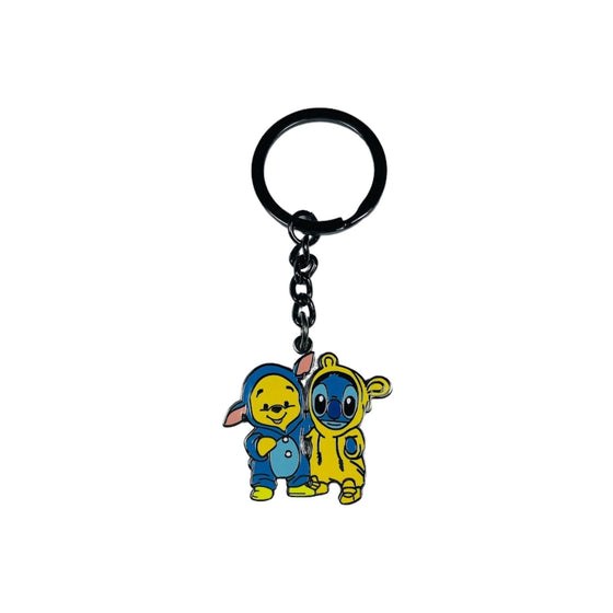 Keychain – Stitch Experiment 626 and Winnie the Pooh from Lilo & Stitch and Winnie the Pooh – Disney Fantasy