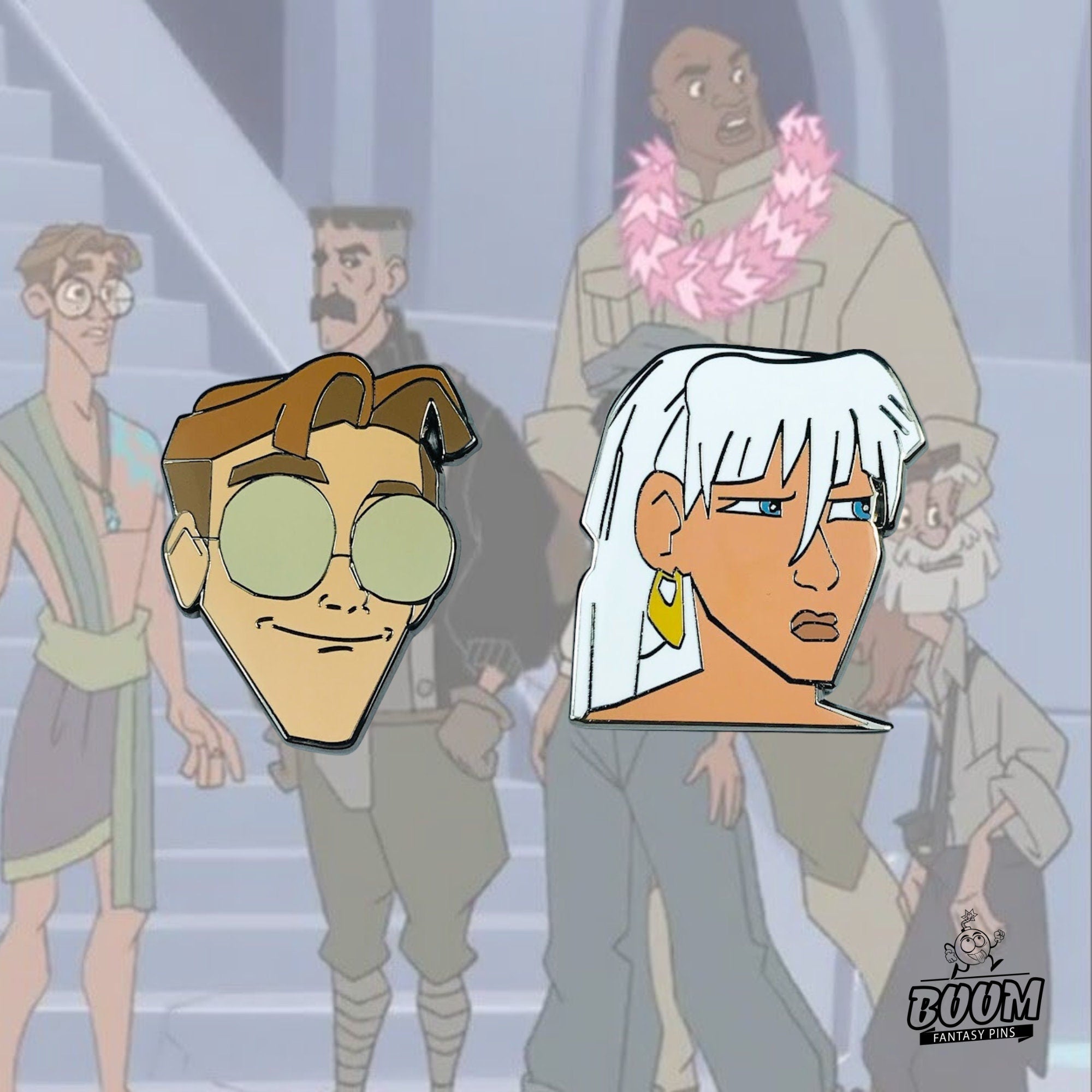 Pin – Milo Thatch and Princess Kida from Atlantis The Lost Empire – Disney Fantasy