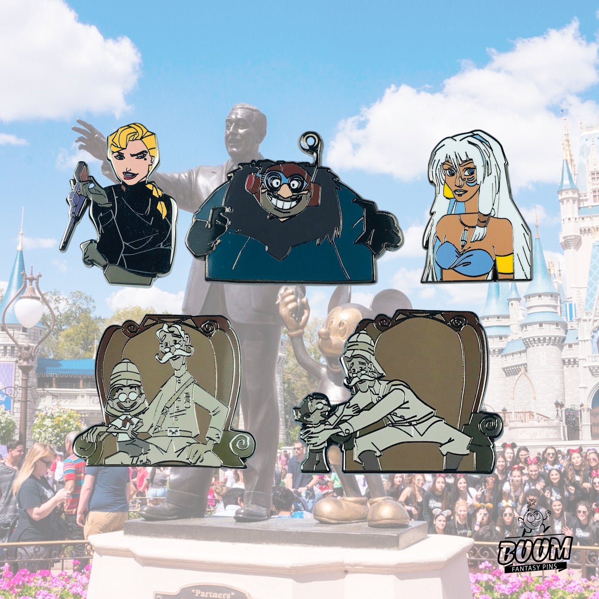 Pin's – Kida d'Atlantide, l'empire perdu – Disney Fantasy