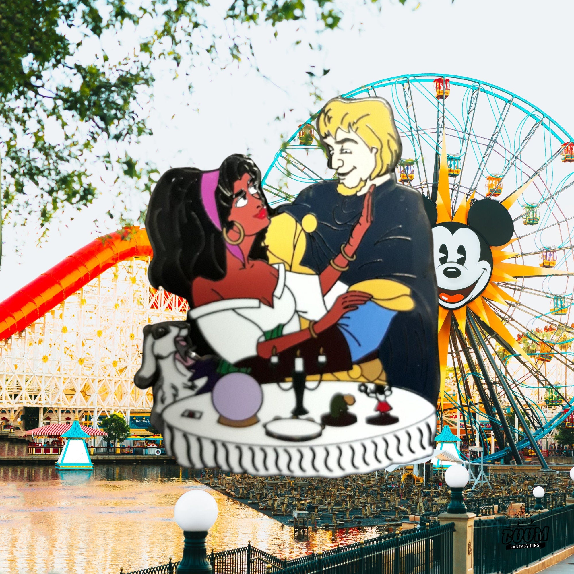 Pin's – Esmeralda et Phoebus du Bossu de Notre-Dame – Disney Fantasy
