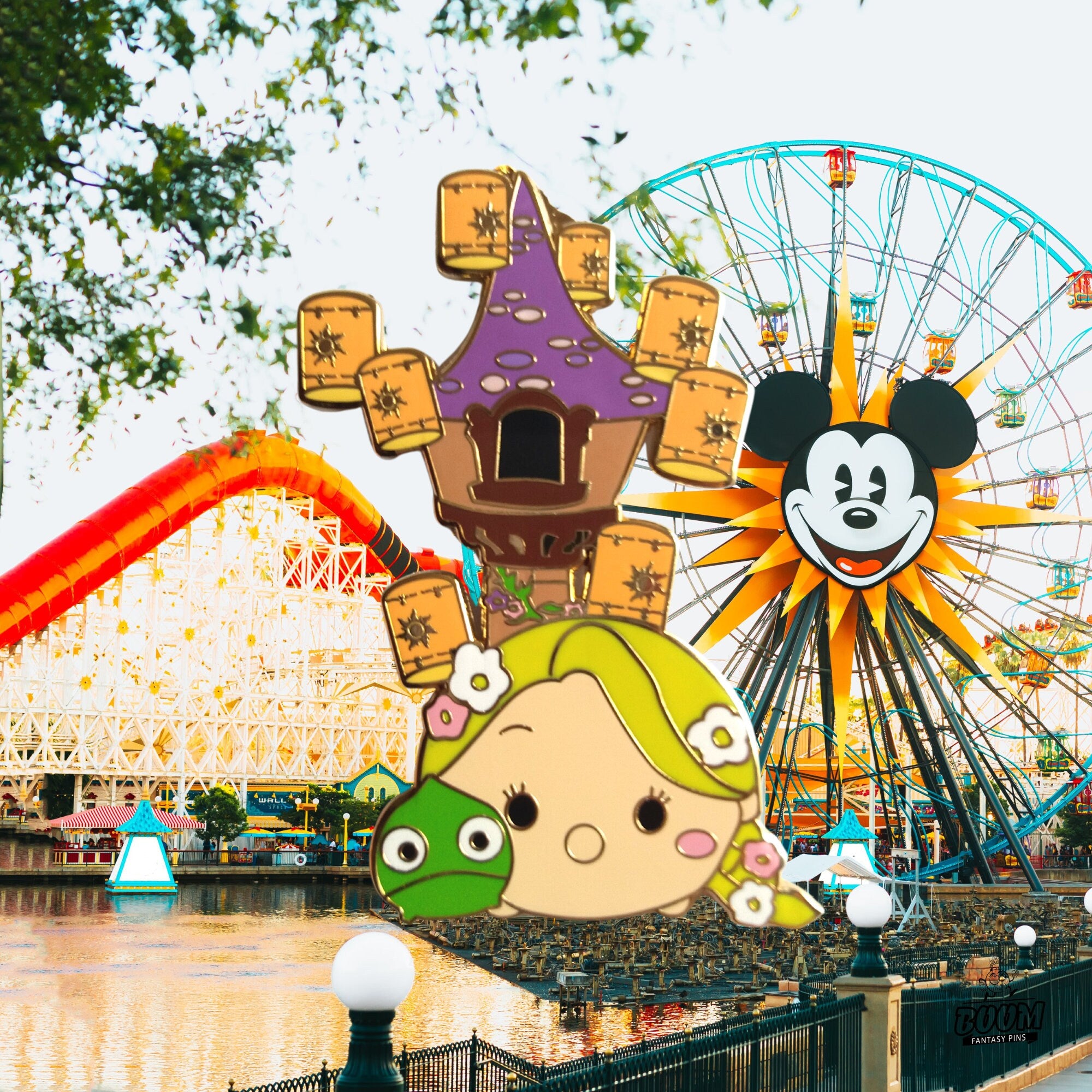 Pin's – Raiponce et Pascal du film Raiponce – Disney Fantasy