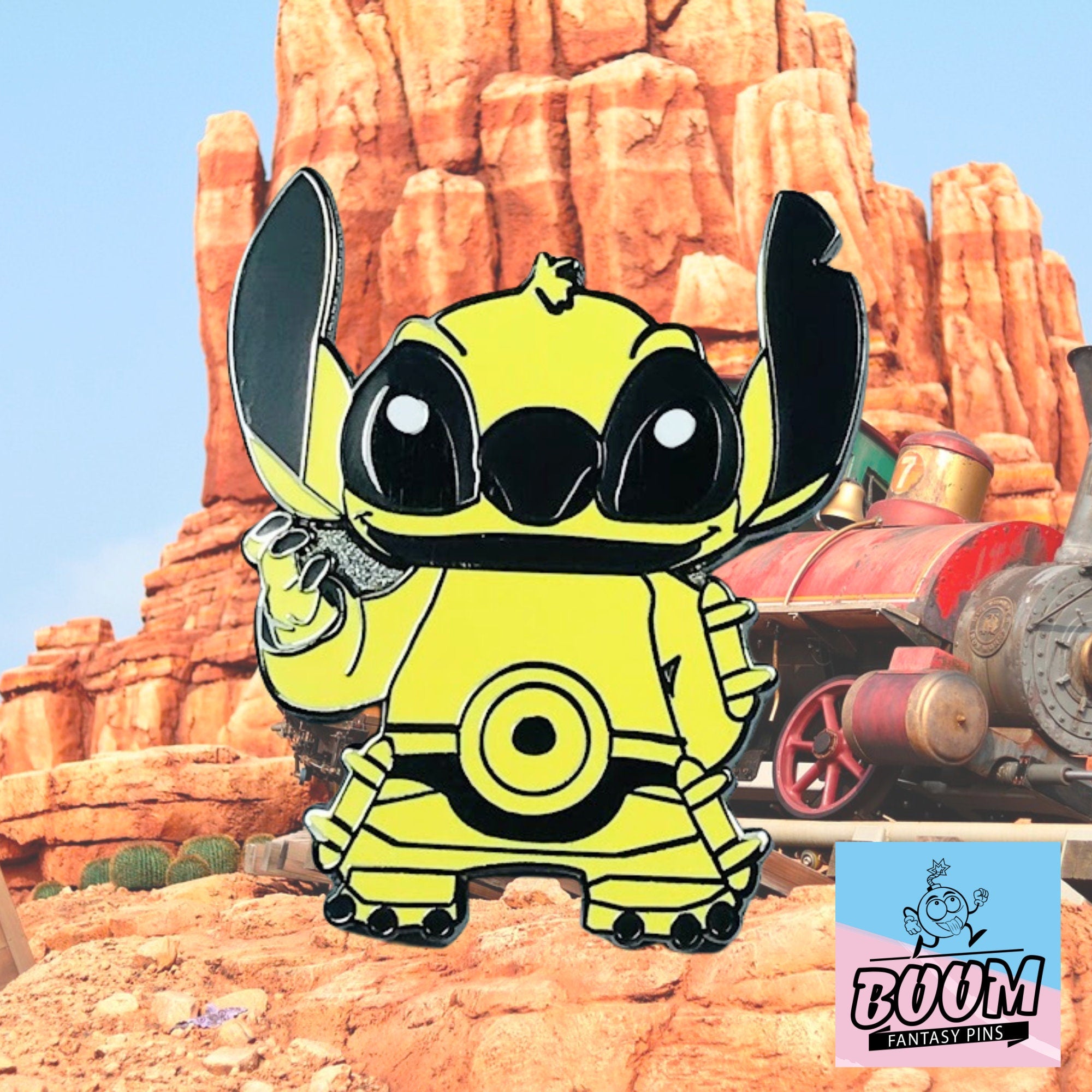 Pin - Stitch como C-3PO de Lilo &amp; Stitch - Disney Fantasy