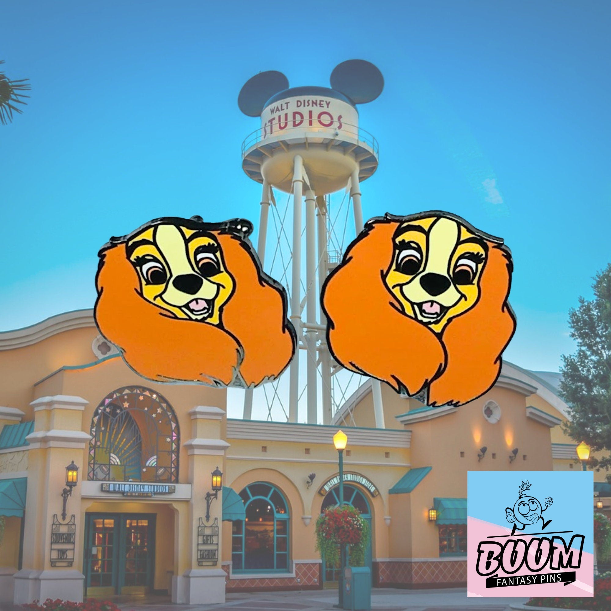 Boutons de manchette – La dame de La Belle et le Clochard – Disney Fantasy