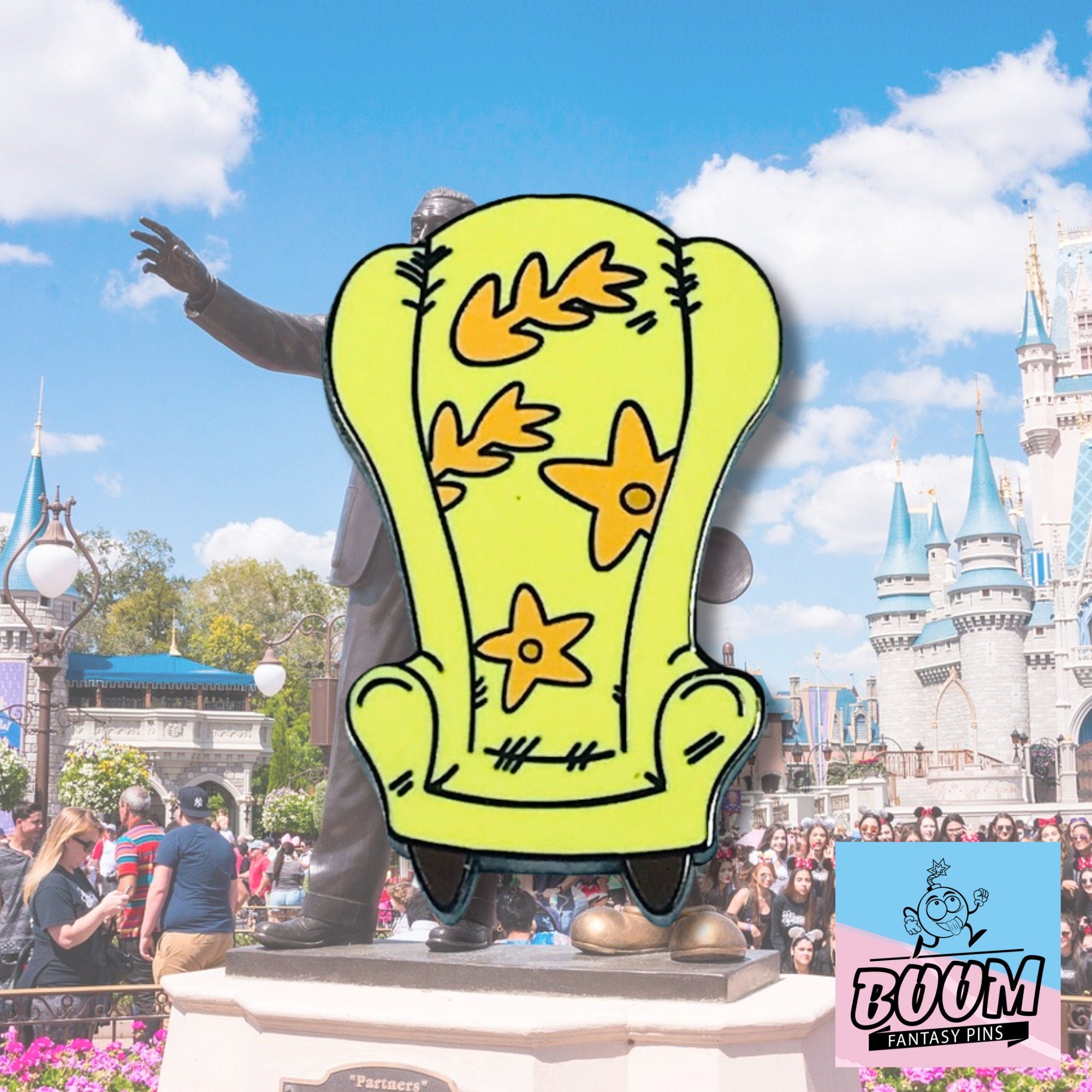 Pin – Sillón amarillo de Disney Fantasy – Disney Fantasy