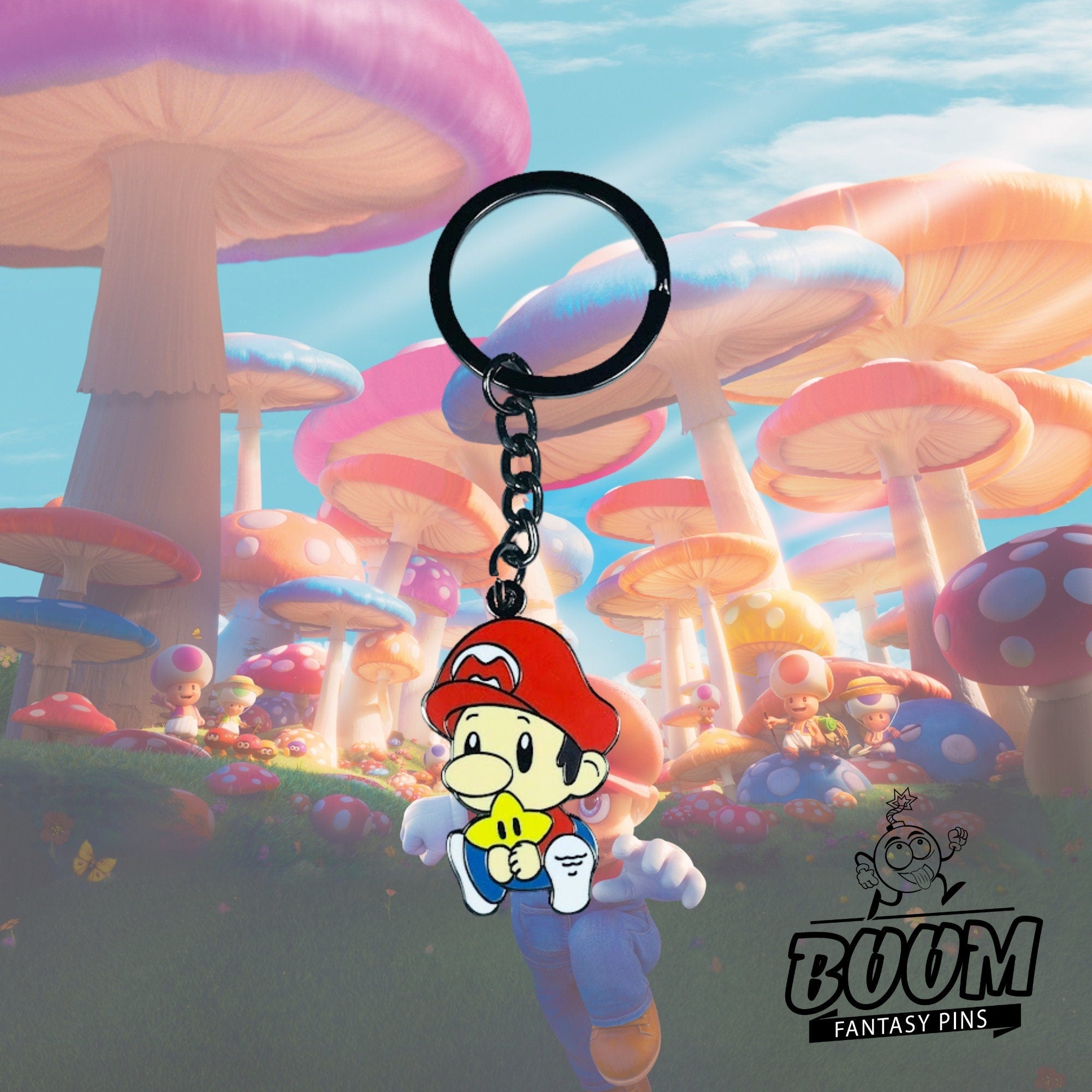 Keychain – Mario from Super Mario Bros – Nintendo Franchise